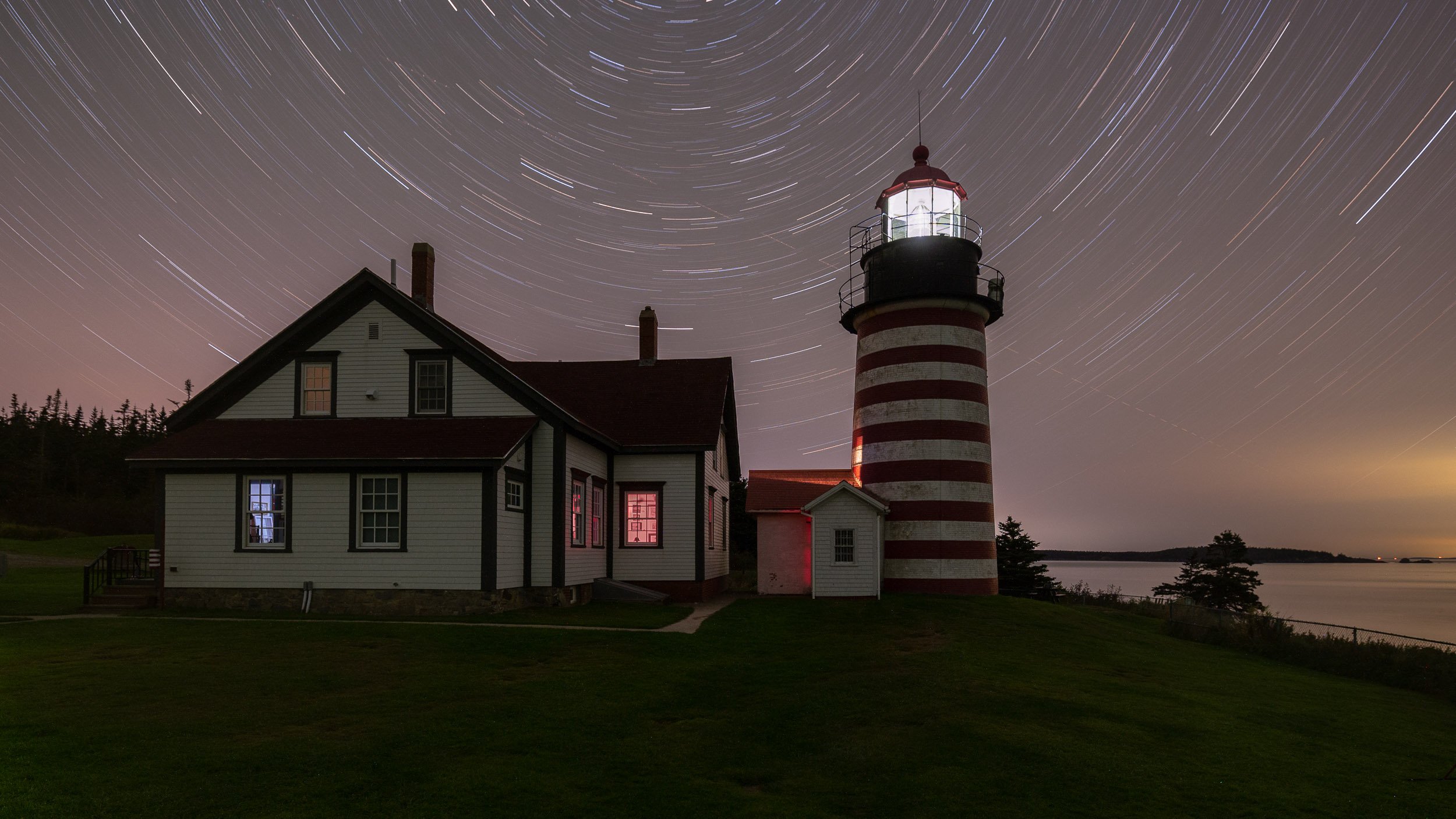 How I Got the Shot: Star Circles Over West Quoddy Head Lighthouse —  National Parks at Night