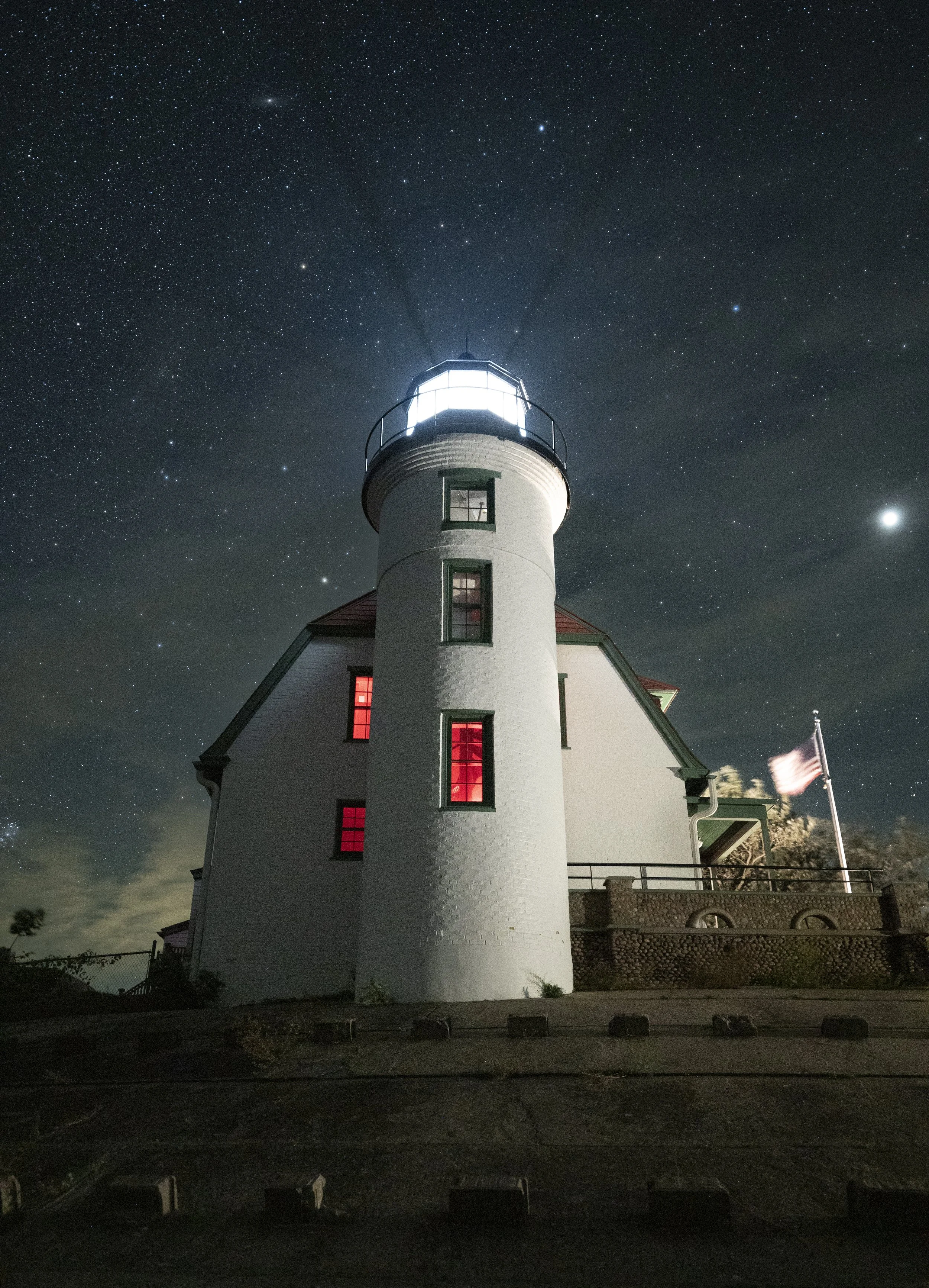 Lighthouses of Michigan 2025 — National Parks at Night