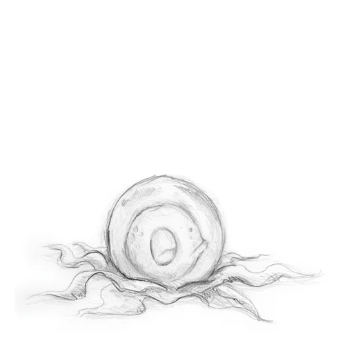 Asleep in His Egg