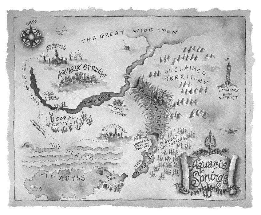 The Map of Aquaria Springs