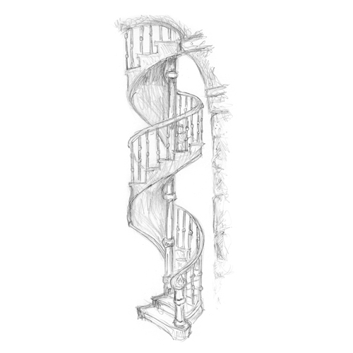 Under the Spiral Staircase 
