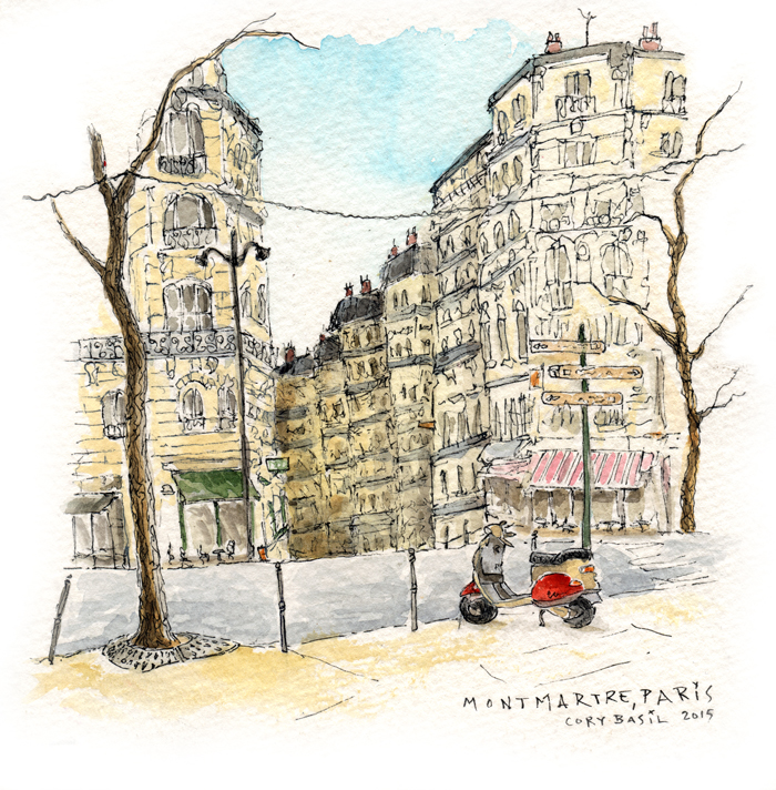 Sunny Day in Montmartre
