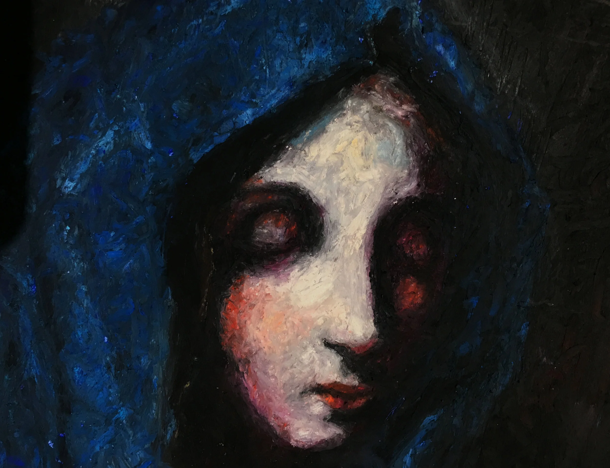 The Blue Madonna, After Dolci (Detail)
