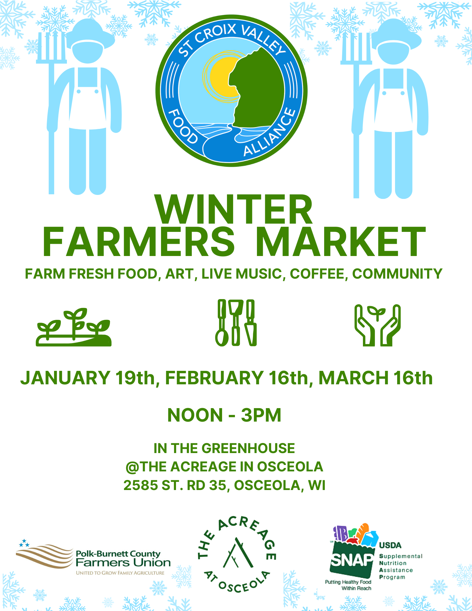 Winter Farmers Markets at the Acreage
