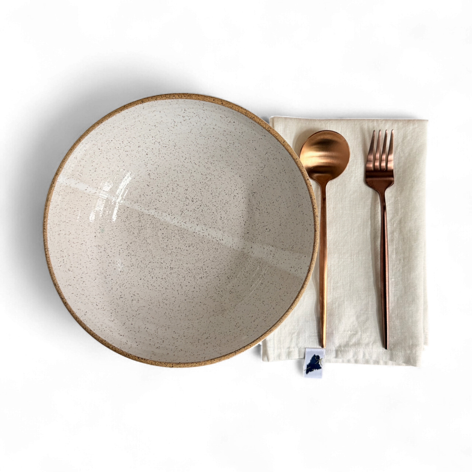 White Linen Napkins • 16" Square