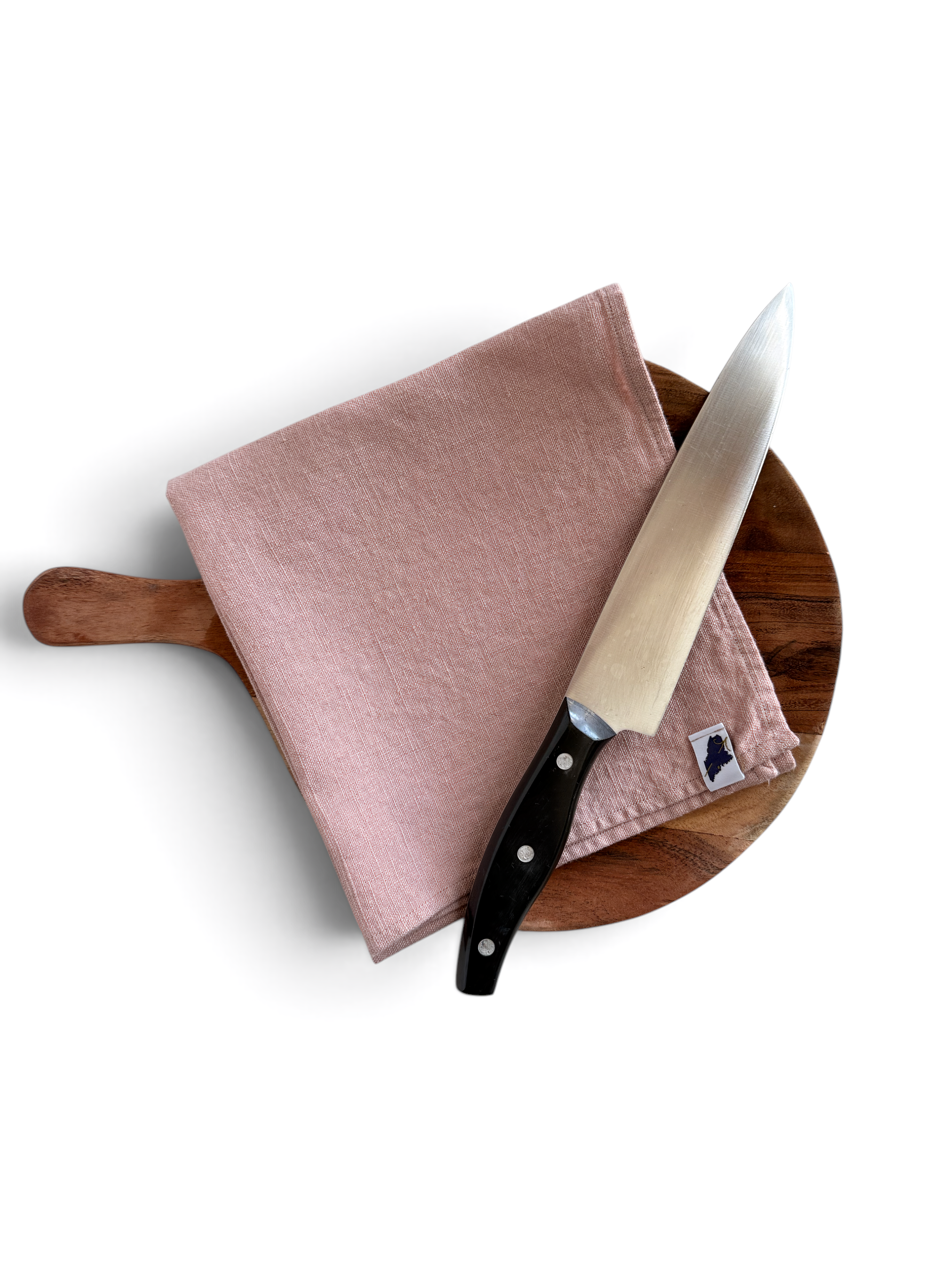 Rose Heavy Weight Linen Chef's Towel