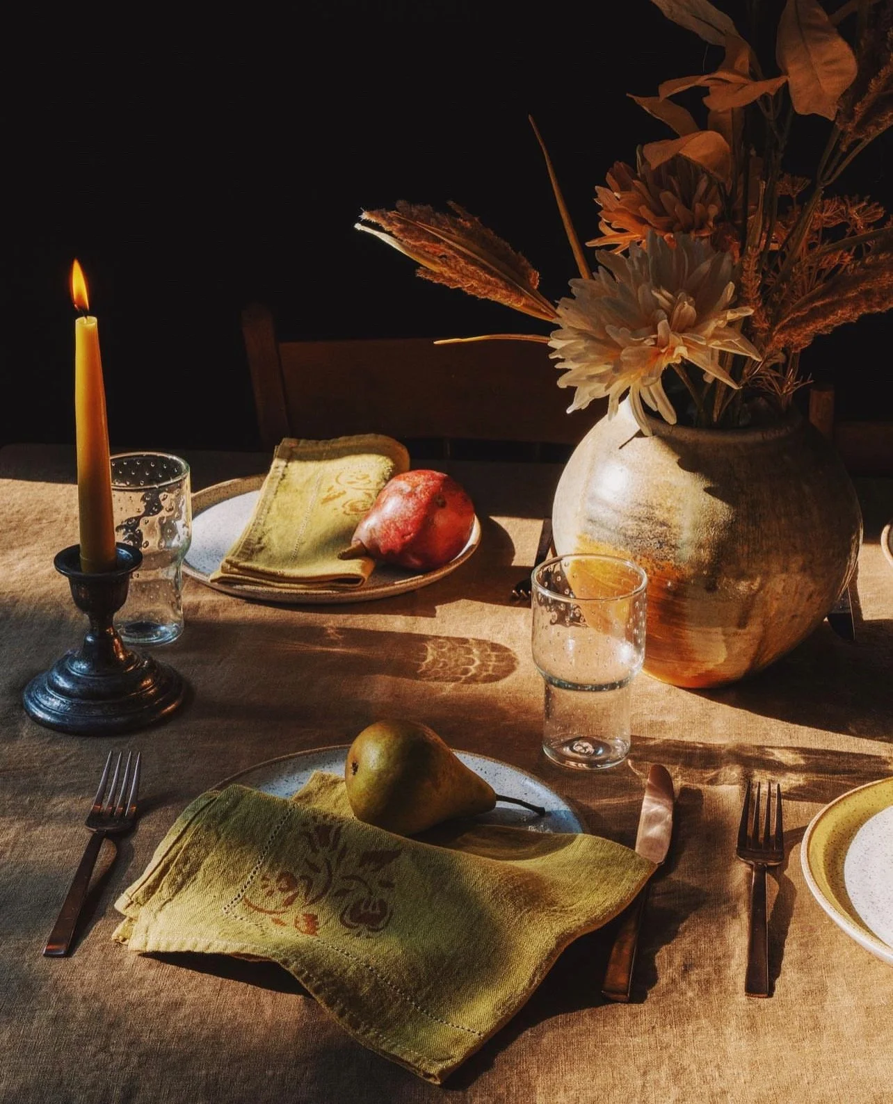 ⏳ LINEN DAYS ARE ON ⏳

&bull; 15% off tablecloths and runners, ends 10.15.25, no code needed
&bull; Linen napkins: buy one, get one at 40% off, no code needed
&bull;&nbsp;Dish covers: buy 2 of any size, get 1 small free, no code needed
&bull; Heavy w