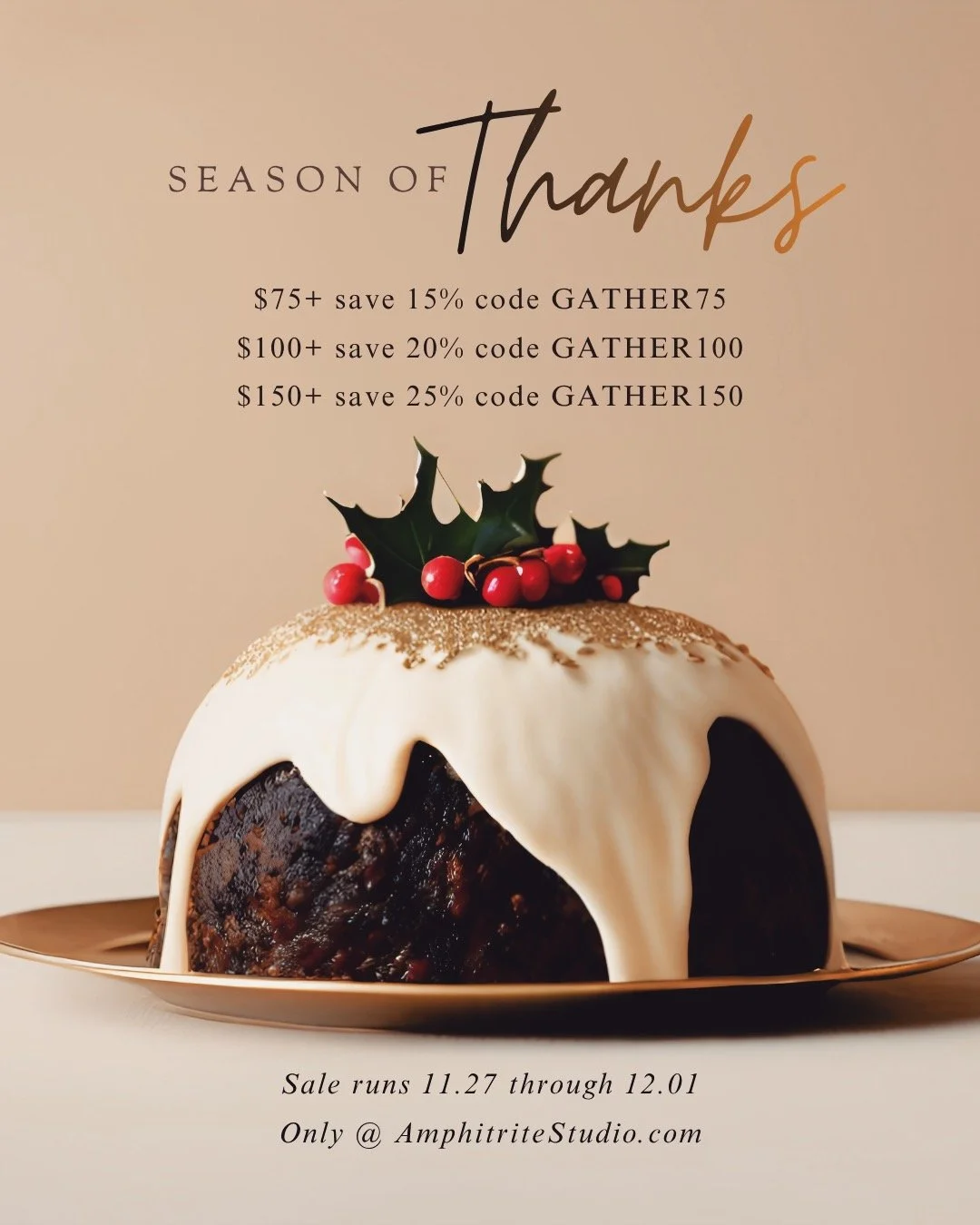 🪡 Season Of Thanks Sale &amp; what it really means&hellip;

The internet is overflowing with big flashy sales right now, but choosing small is a different kind of experience. It is personal, thoughtful and rooted in real hands doing real work. When 