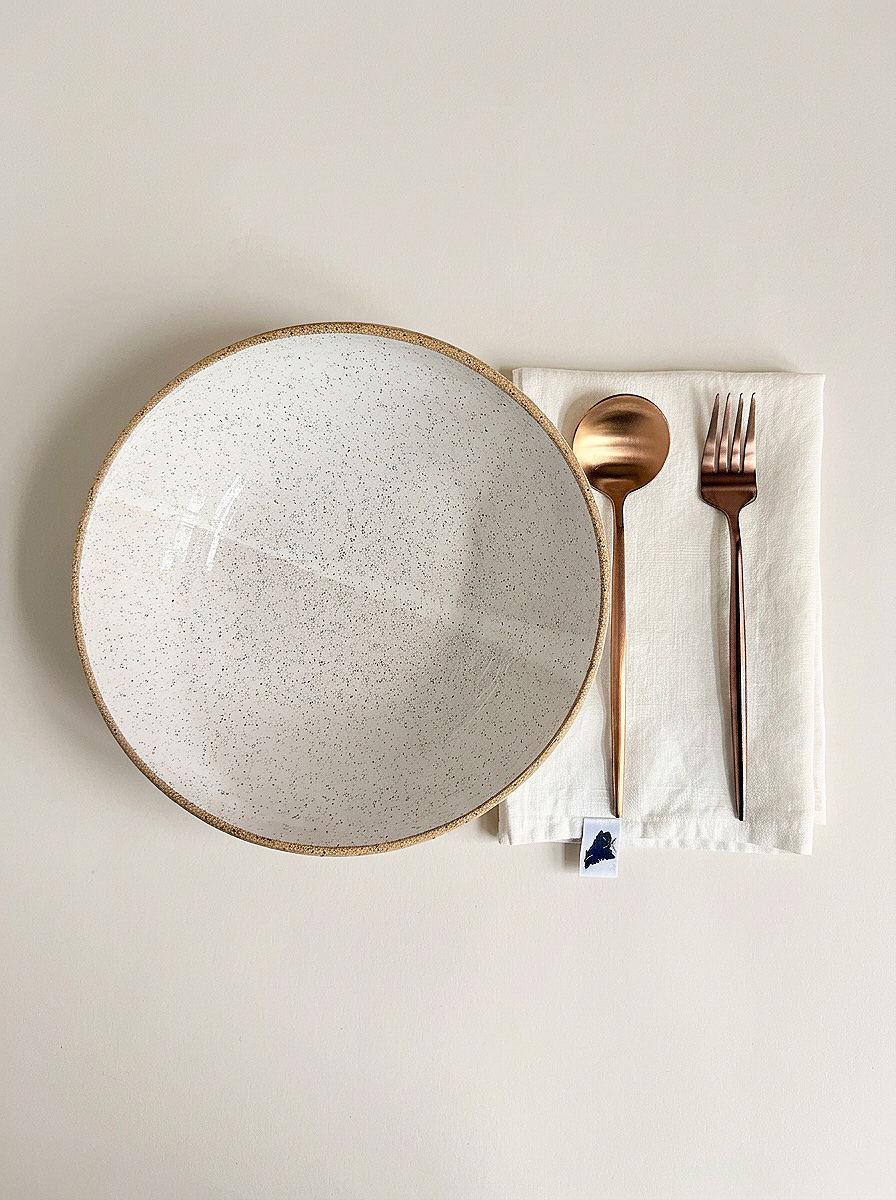 White Linen Napkins • 16" Square