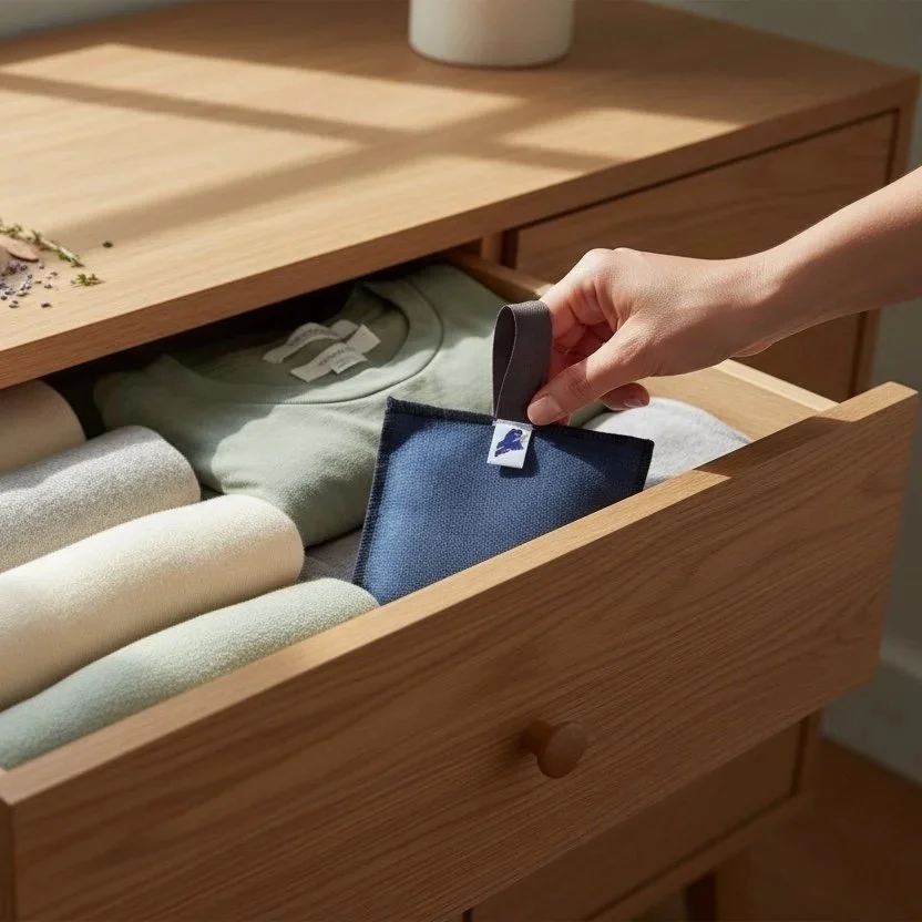 Organic Lavender Linen Sachets • Multiple Colors