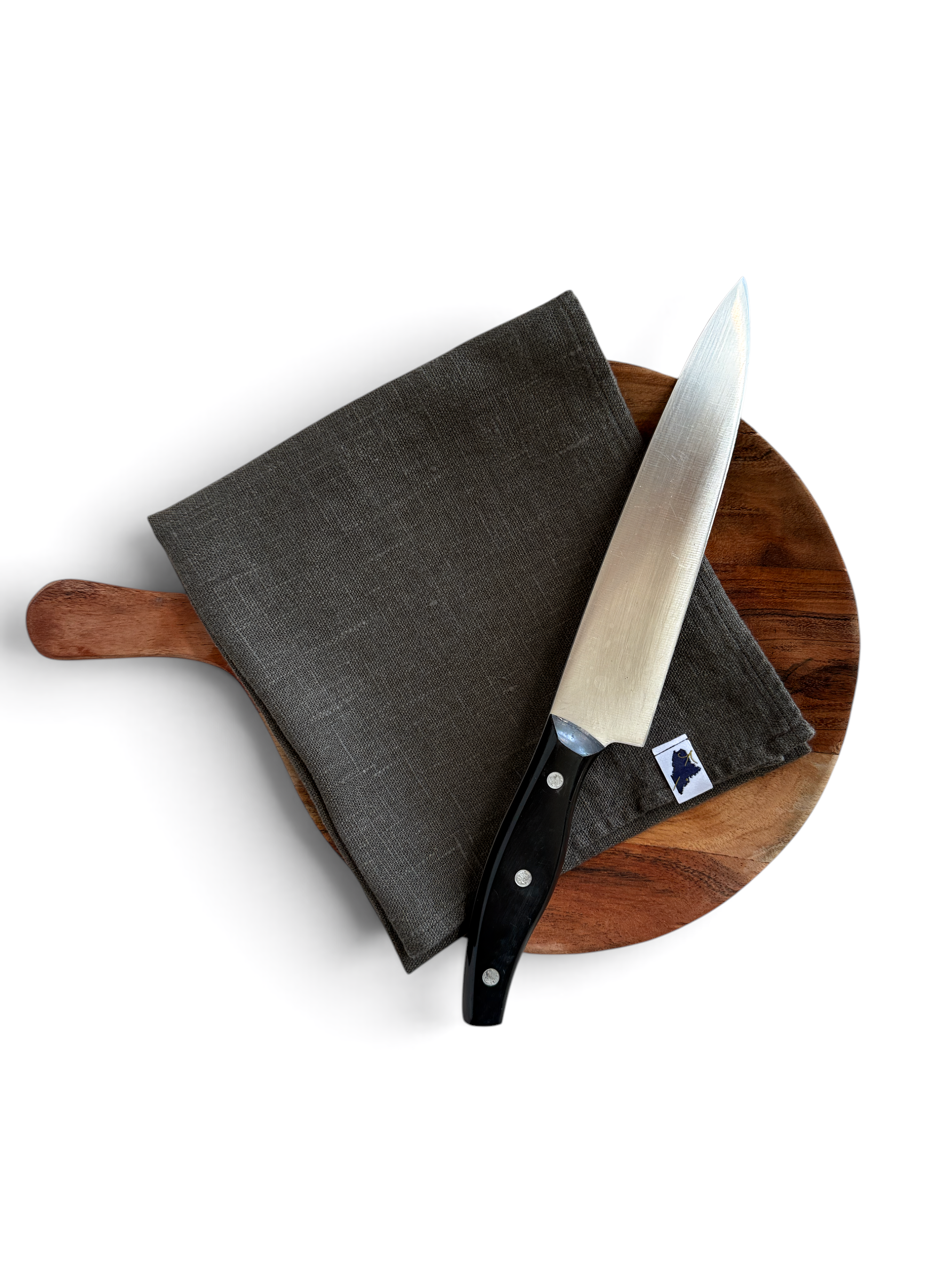 Cocoa Heavy Weight Linen Chef's Towel