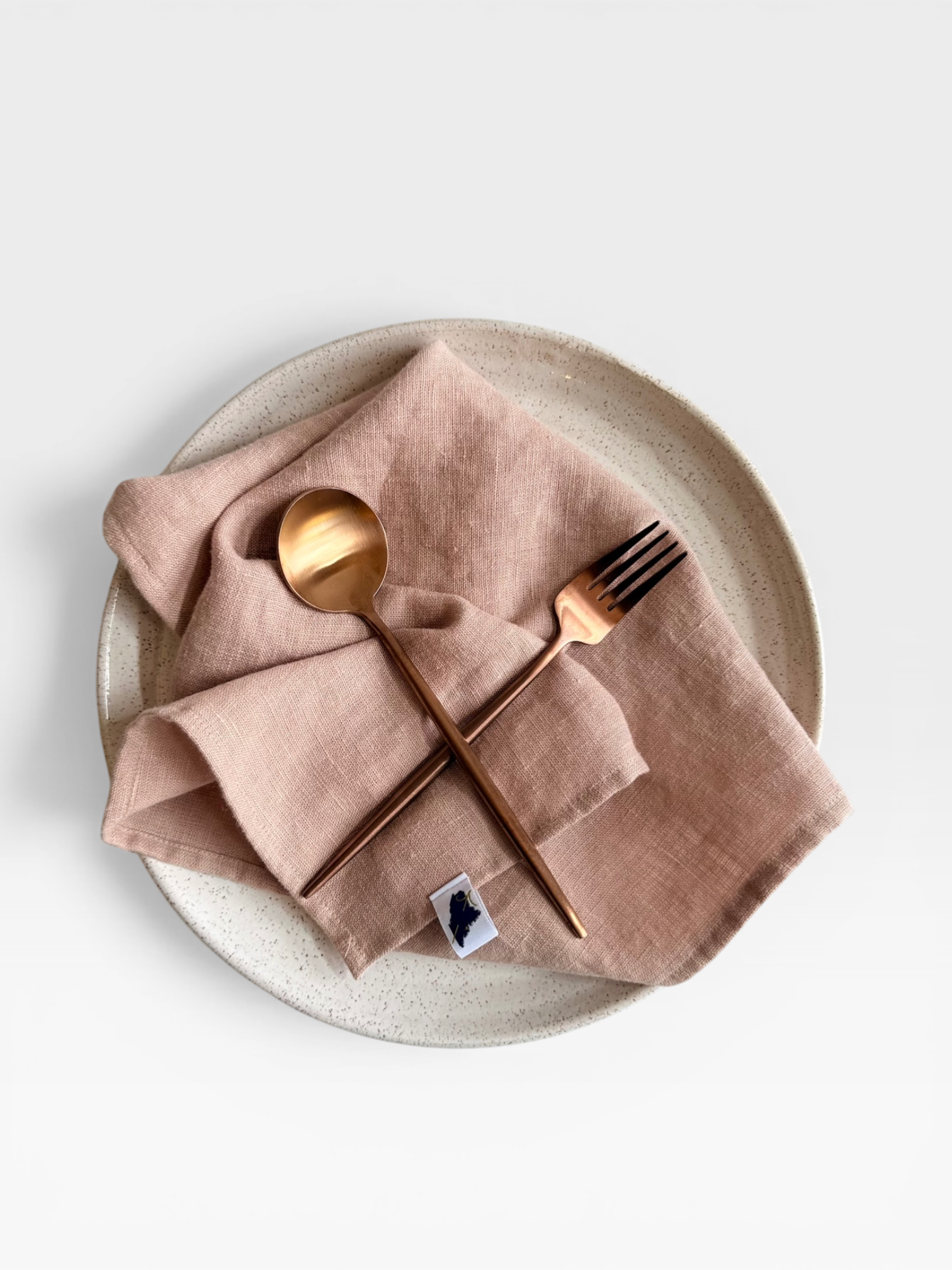 Rose Linen Napkins • 16" Square