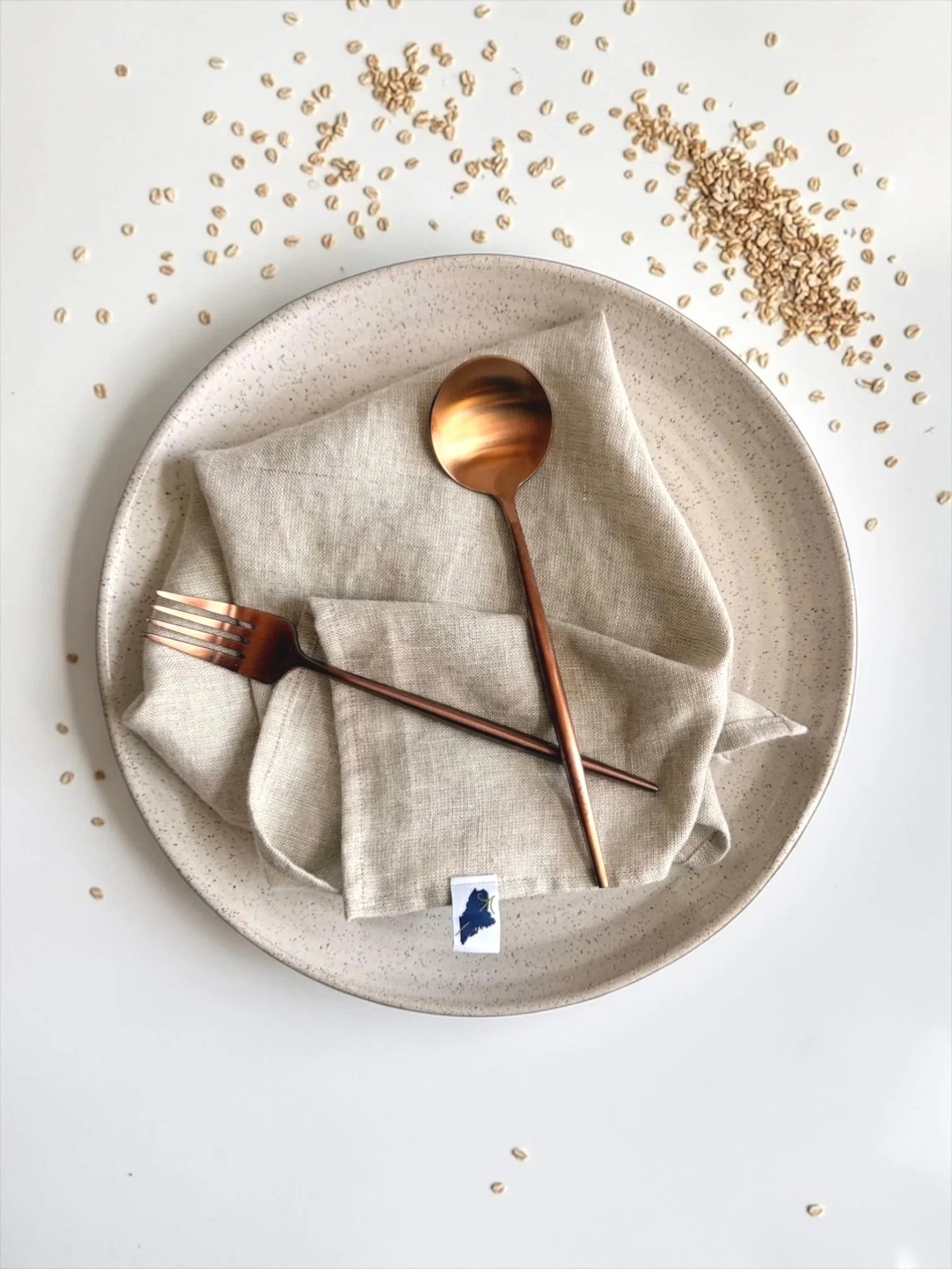 Oat Linen Napkins • 16" Square