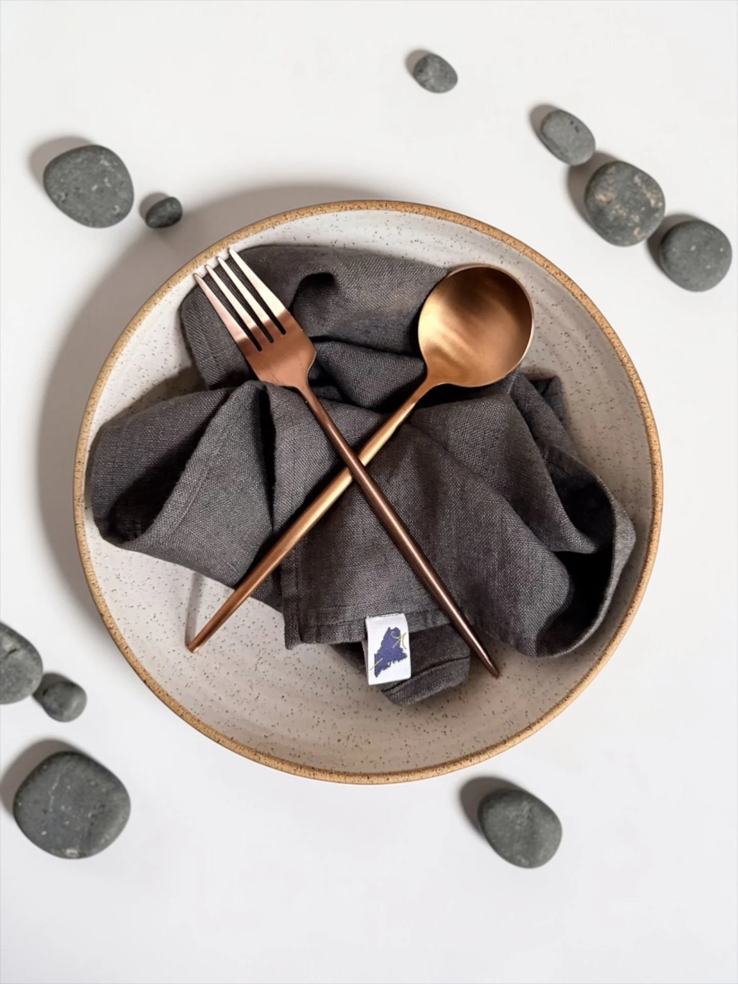 Stone Linen Napkins • 16" Square
