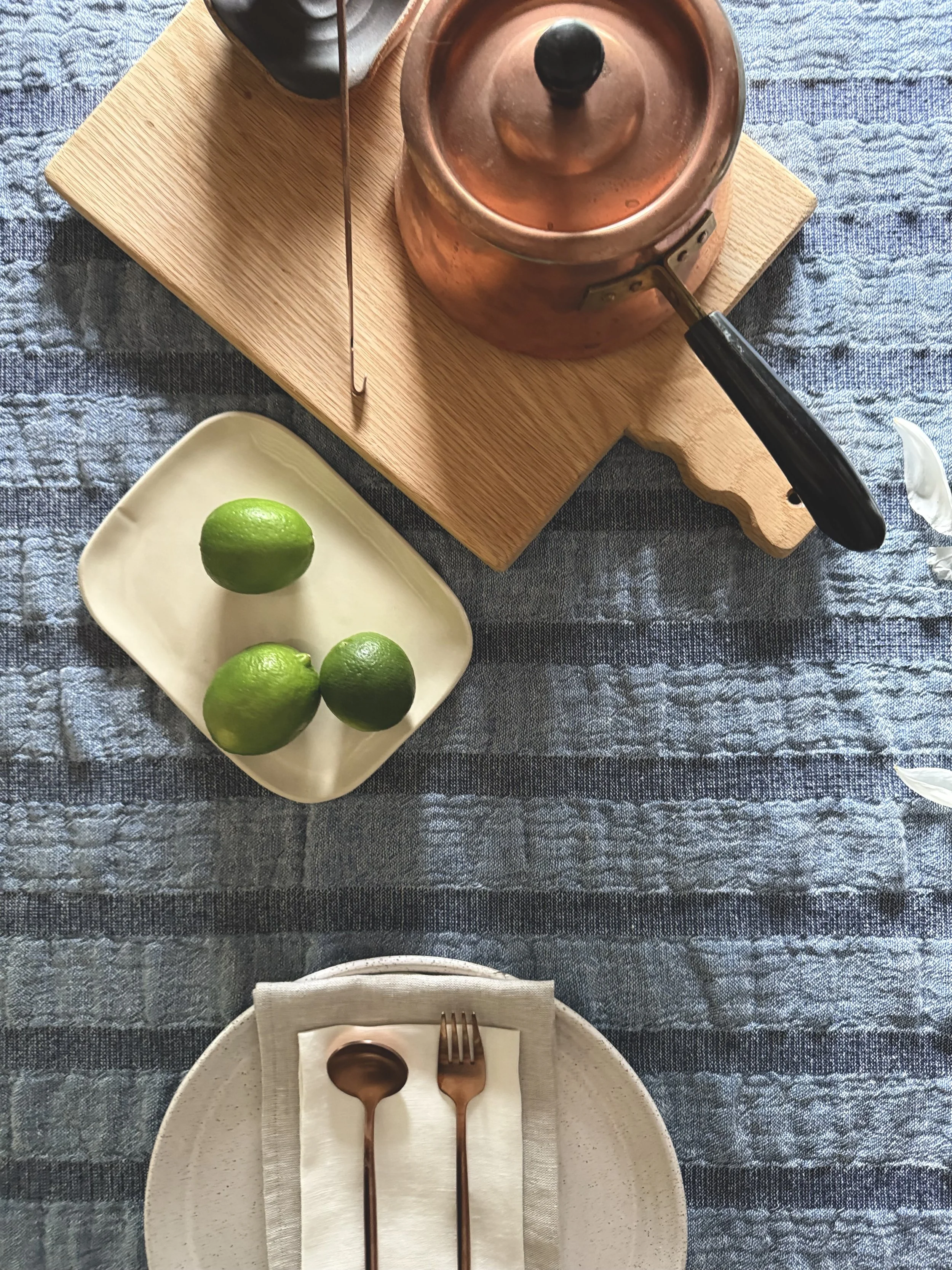 Tide Line Linen Tablecloth ✨ Introductory Price ✨