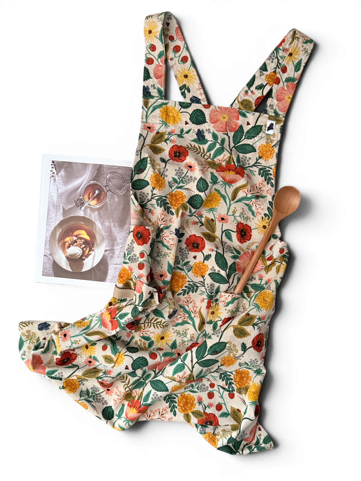 Crossback Apron | Poppy Fields