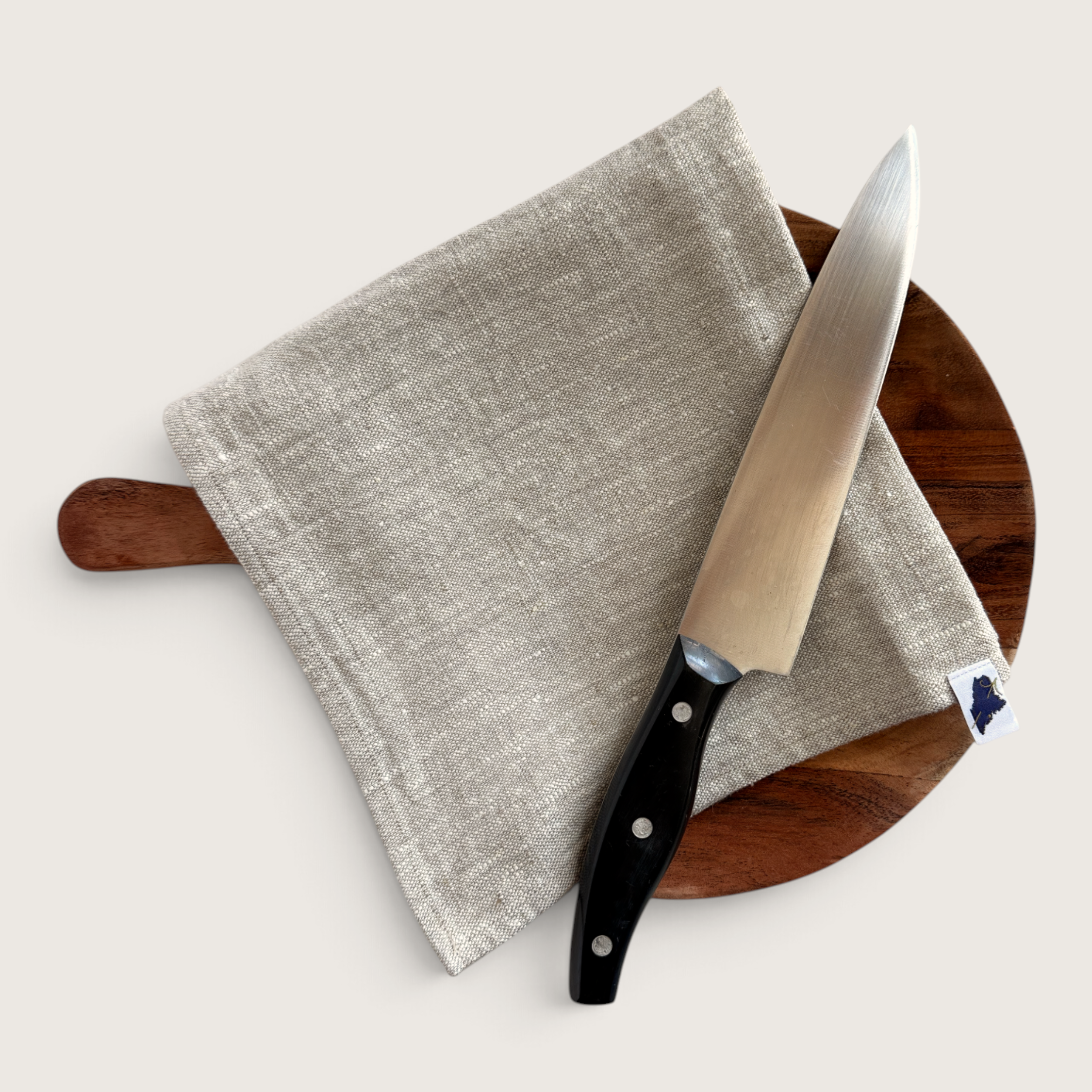 Oat Heavy Weight Linen Chef's Towel