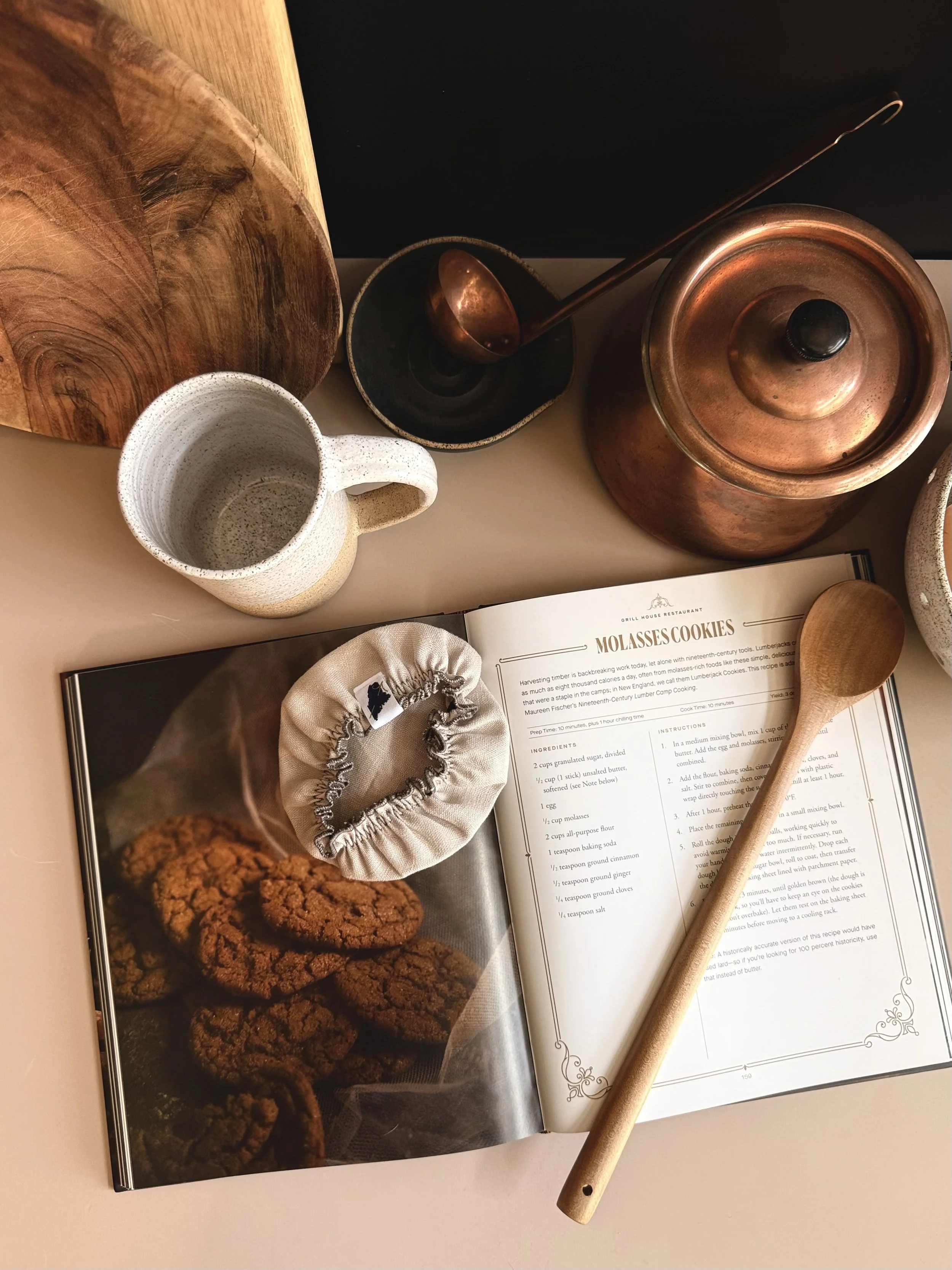 Small Linen Mug & Bowl Covers