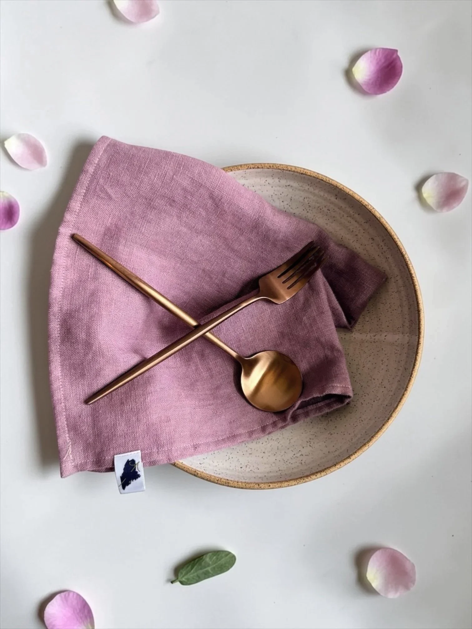 Peony Pink Linen Napkins • 16" Square
