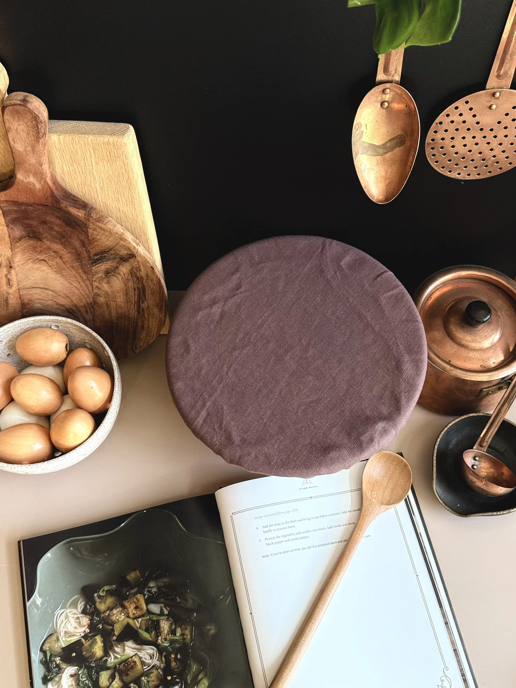 Medium Linen Dish Covers