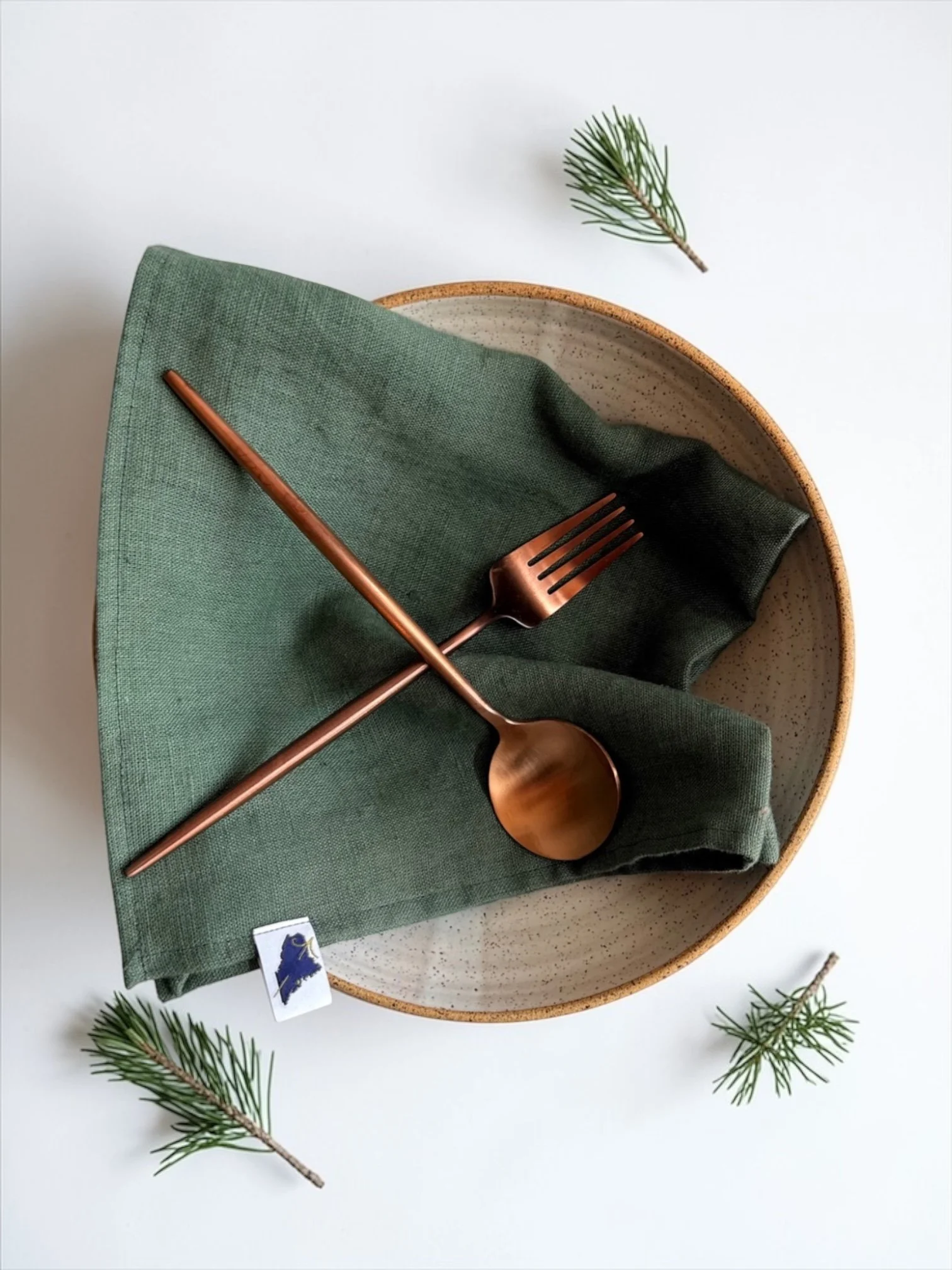 Balsam Linen Napkins • 16" Square