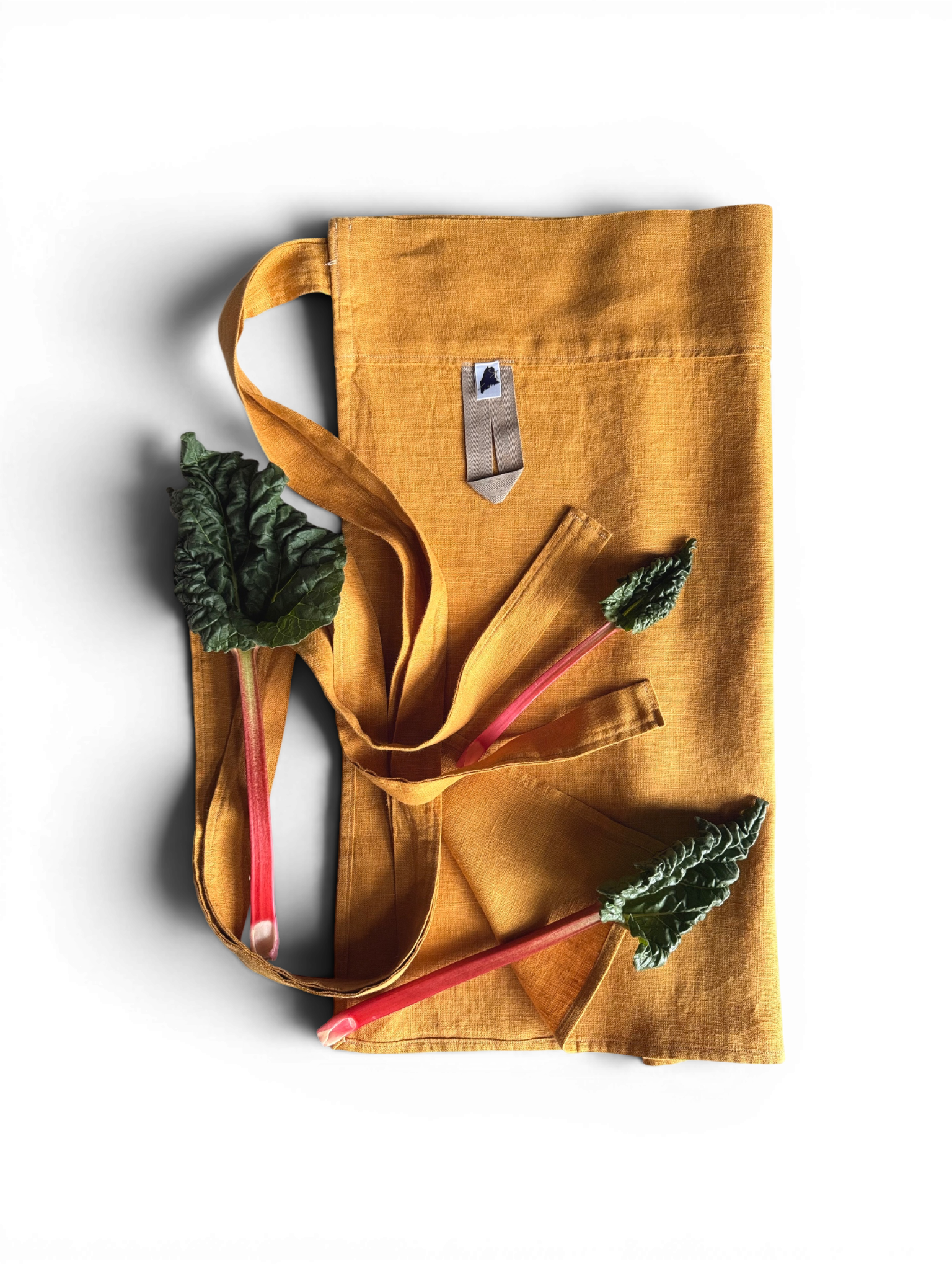 Goldenrod Cafe Apron • 100% Linen