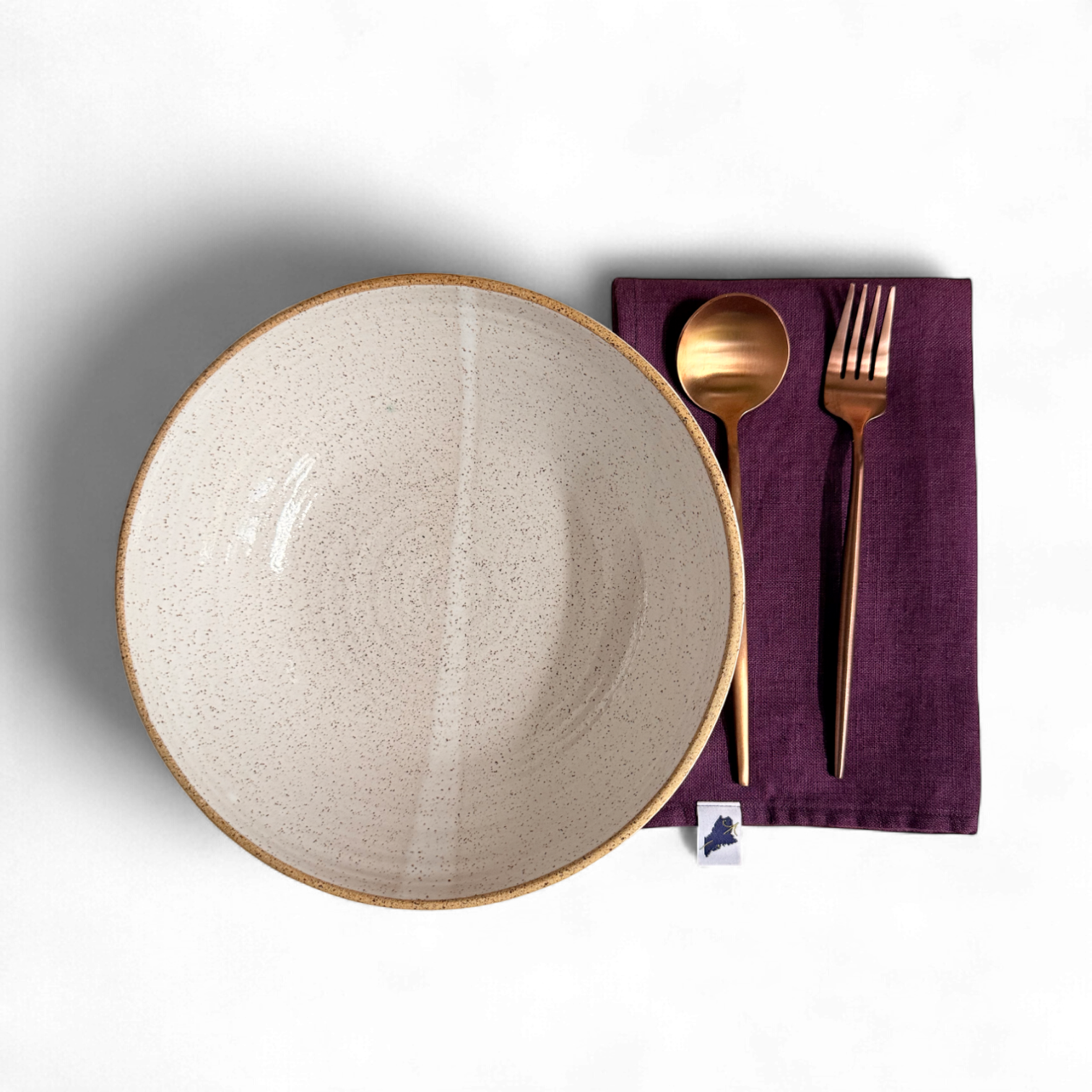 Eggplant Linen Napkins • 16" Square