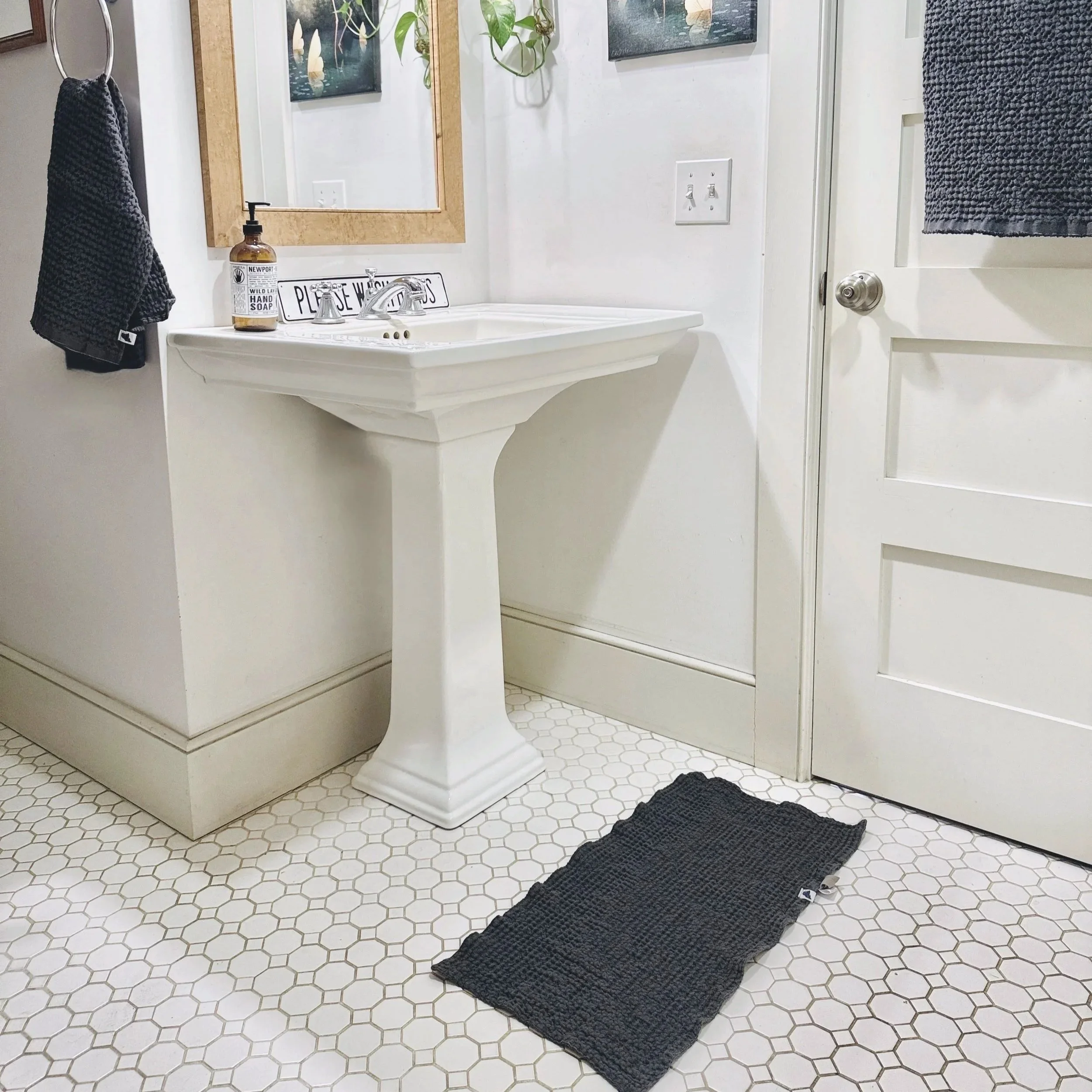 Iron Waffle Bath Mats