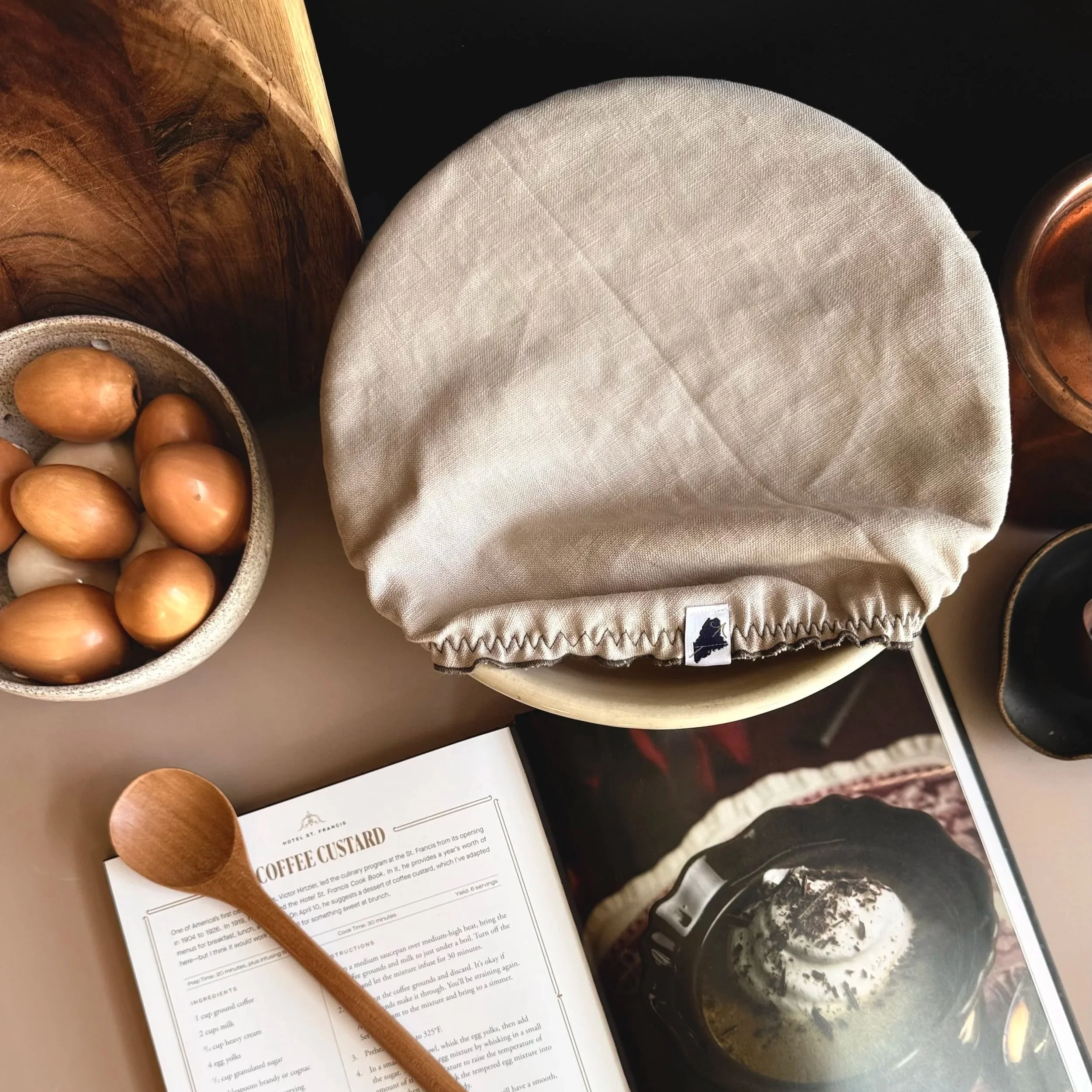Medium Linen Dish Covers