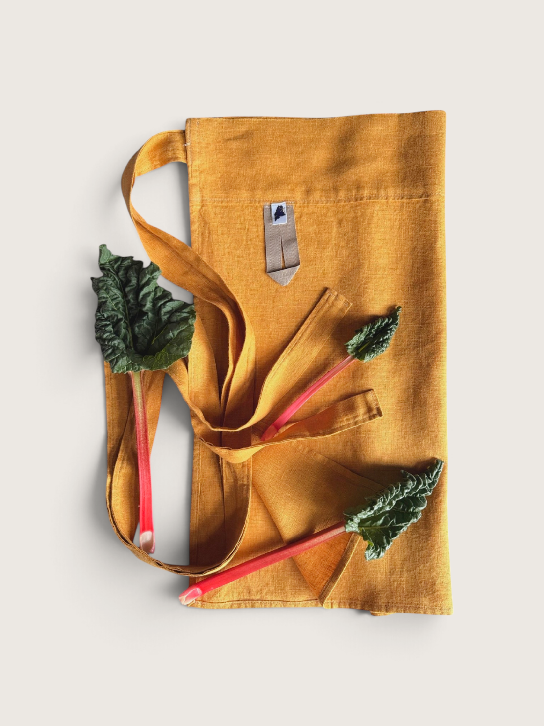 Goldenrod Cafe Apron • 100% Linen