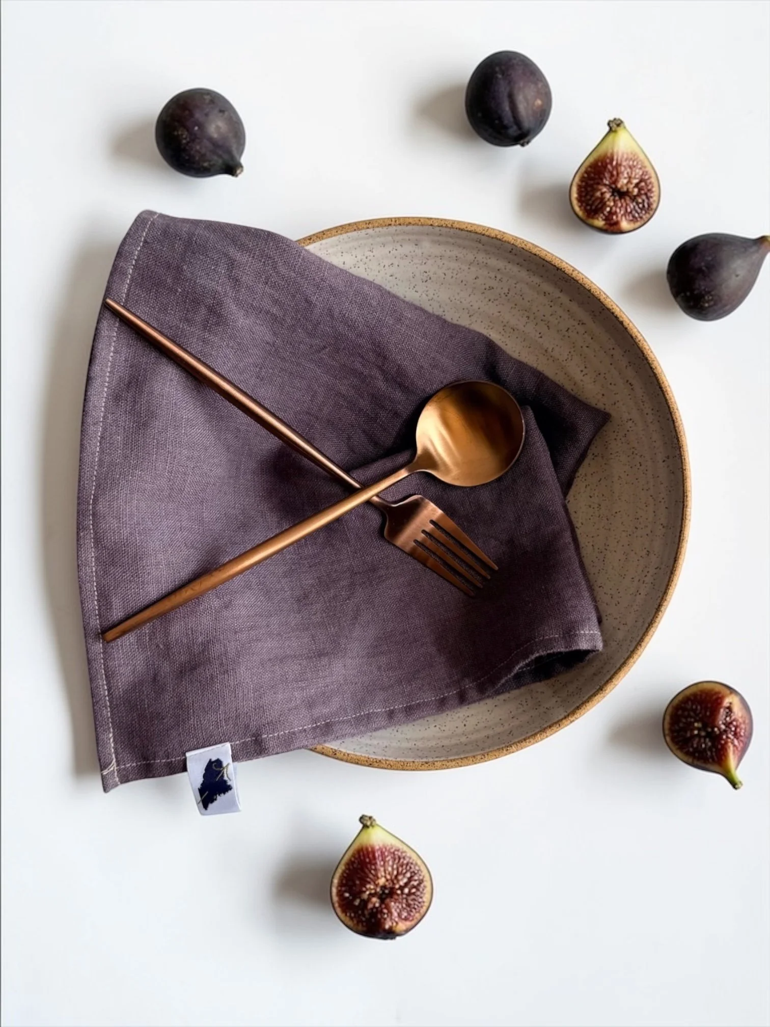 Fig Linen Napkins • 16" Square