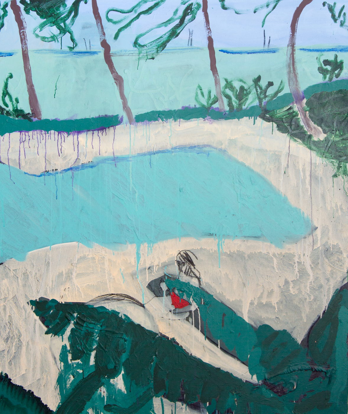 Svømmebasseng_Akrylogkullpålinlerret_160x135cm_2016.jpg