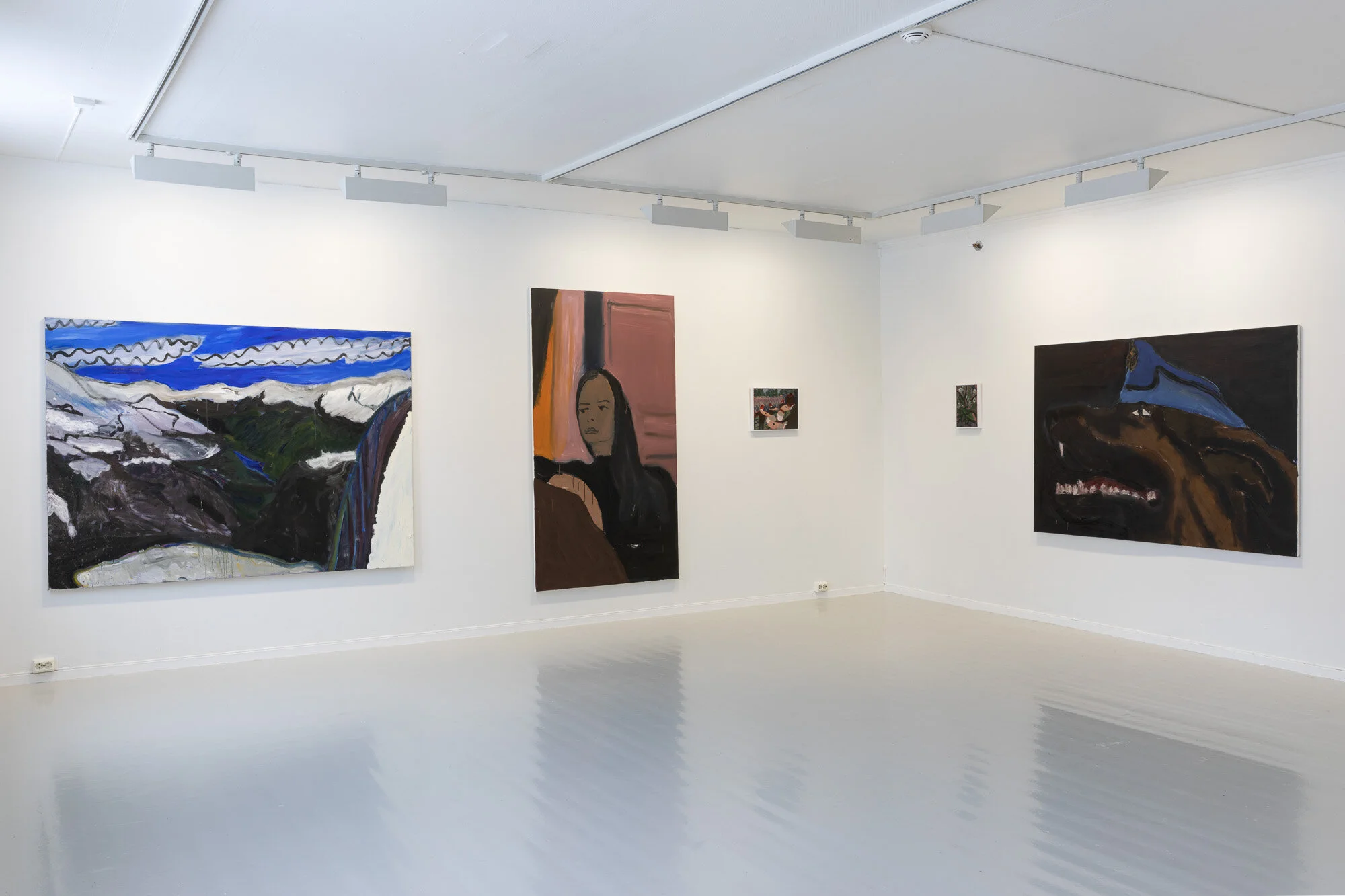 Installation view, Campfire. BOA. 2020