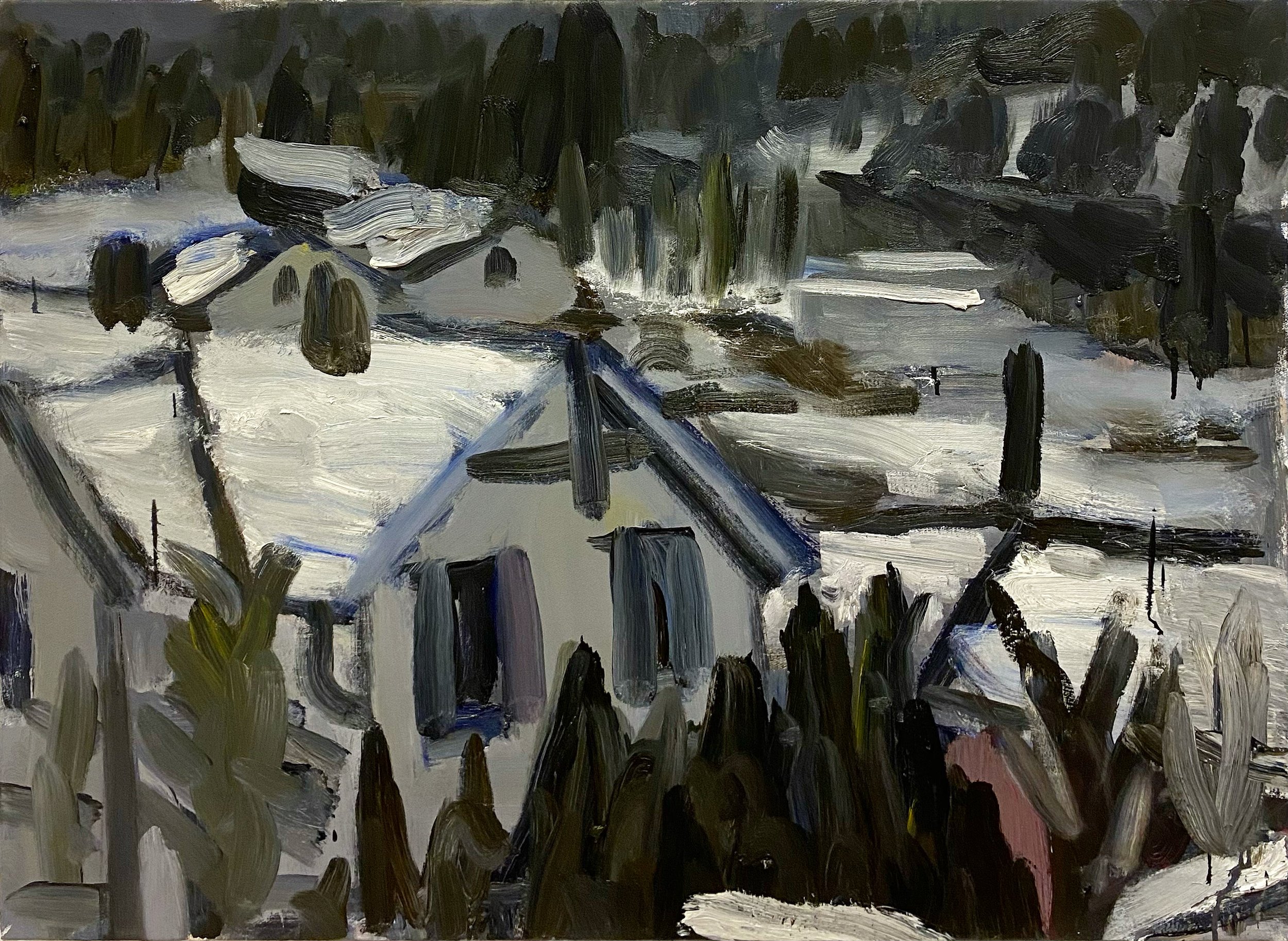 "December" Oil on canvas. 73 x 100cm. 2022