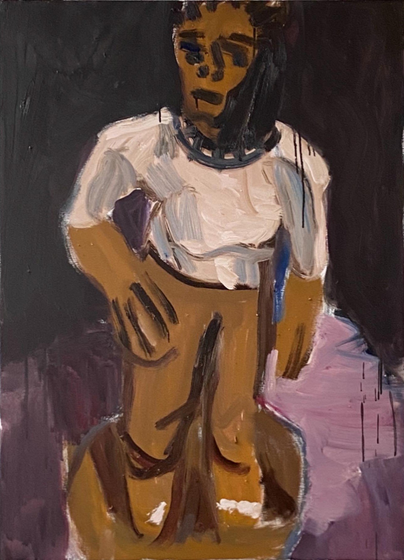 "Ceramic Girl" Oil on canvas. 100 x 73cm. 2022