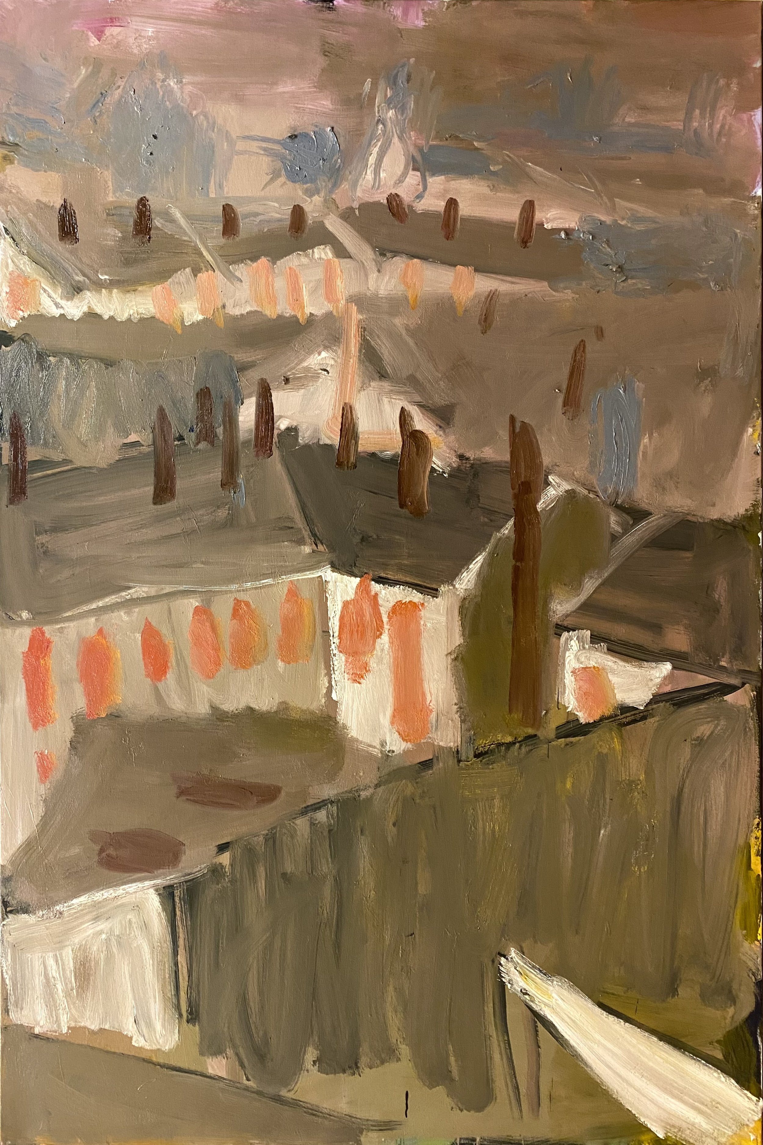 "Sunday" Oil on canvas. 195 x 130cm. 2022