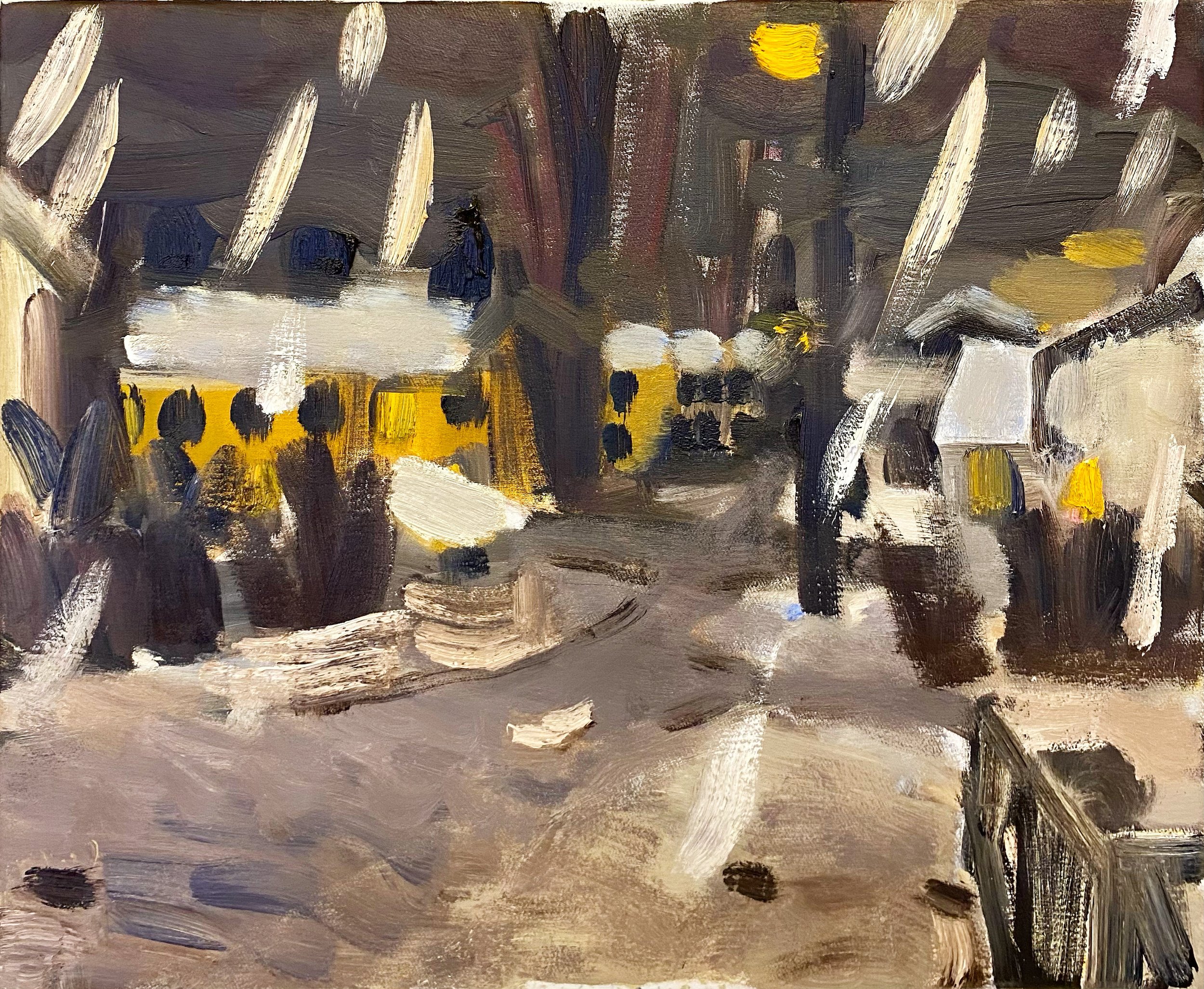 "Winter Evening" Oil on canvas. 50 x 61cm. 2021
