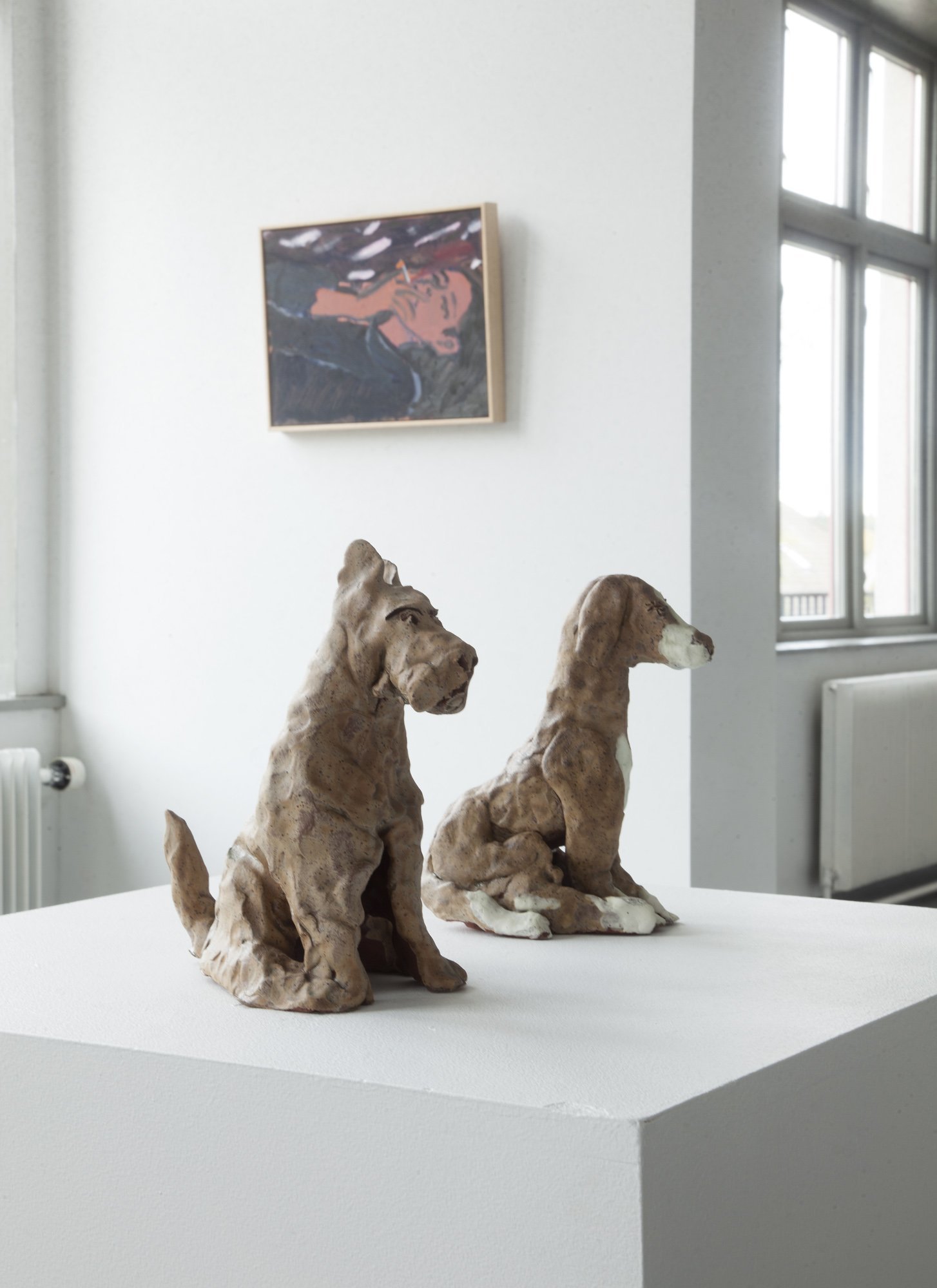 Installation view from "Heavy Snow" at Indre Østfold Kunstforening 2021