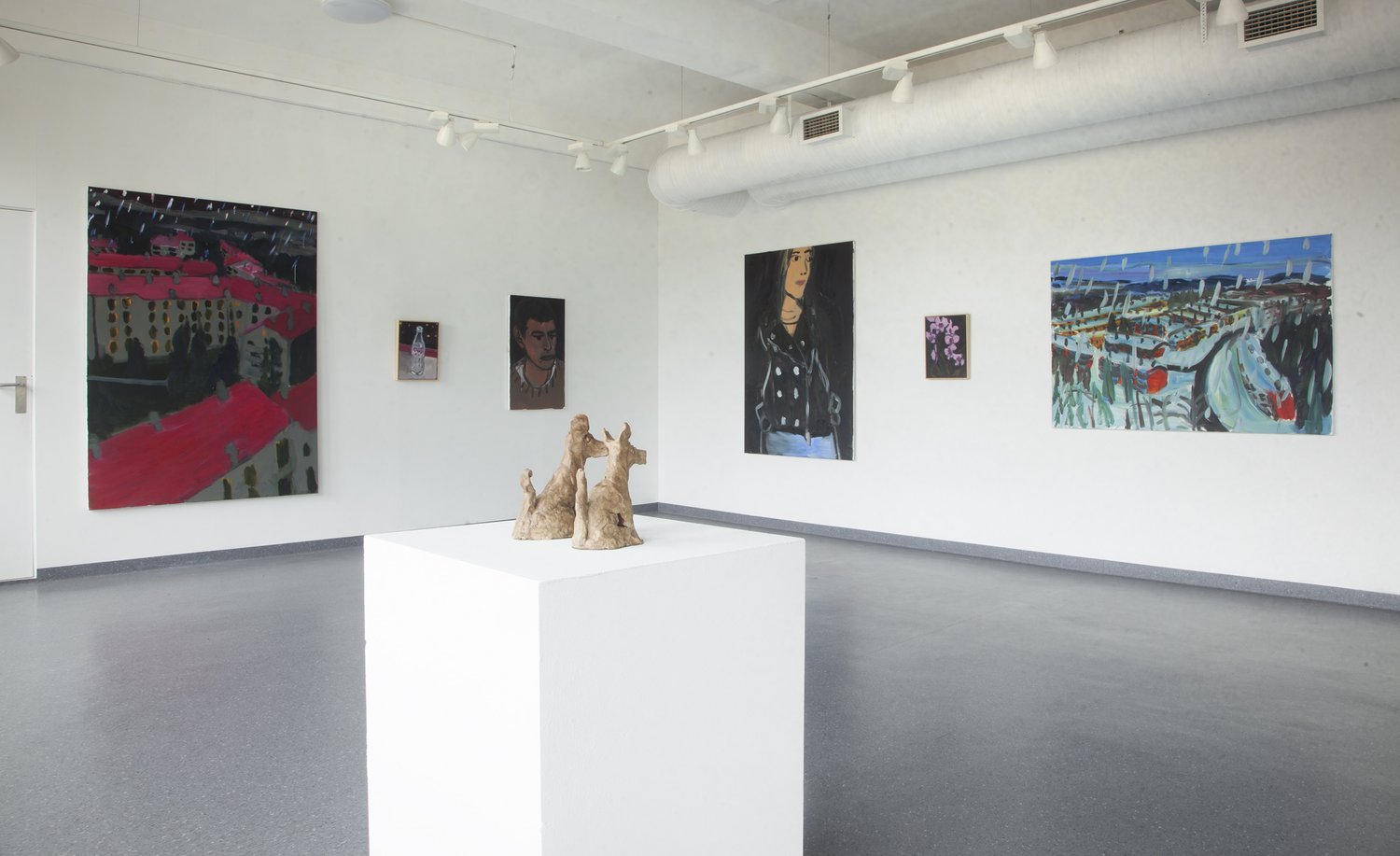 Installation view from "Heavy Snow" at Indre Østfold Kunstforening 2021