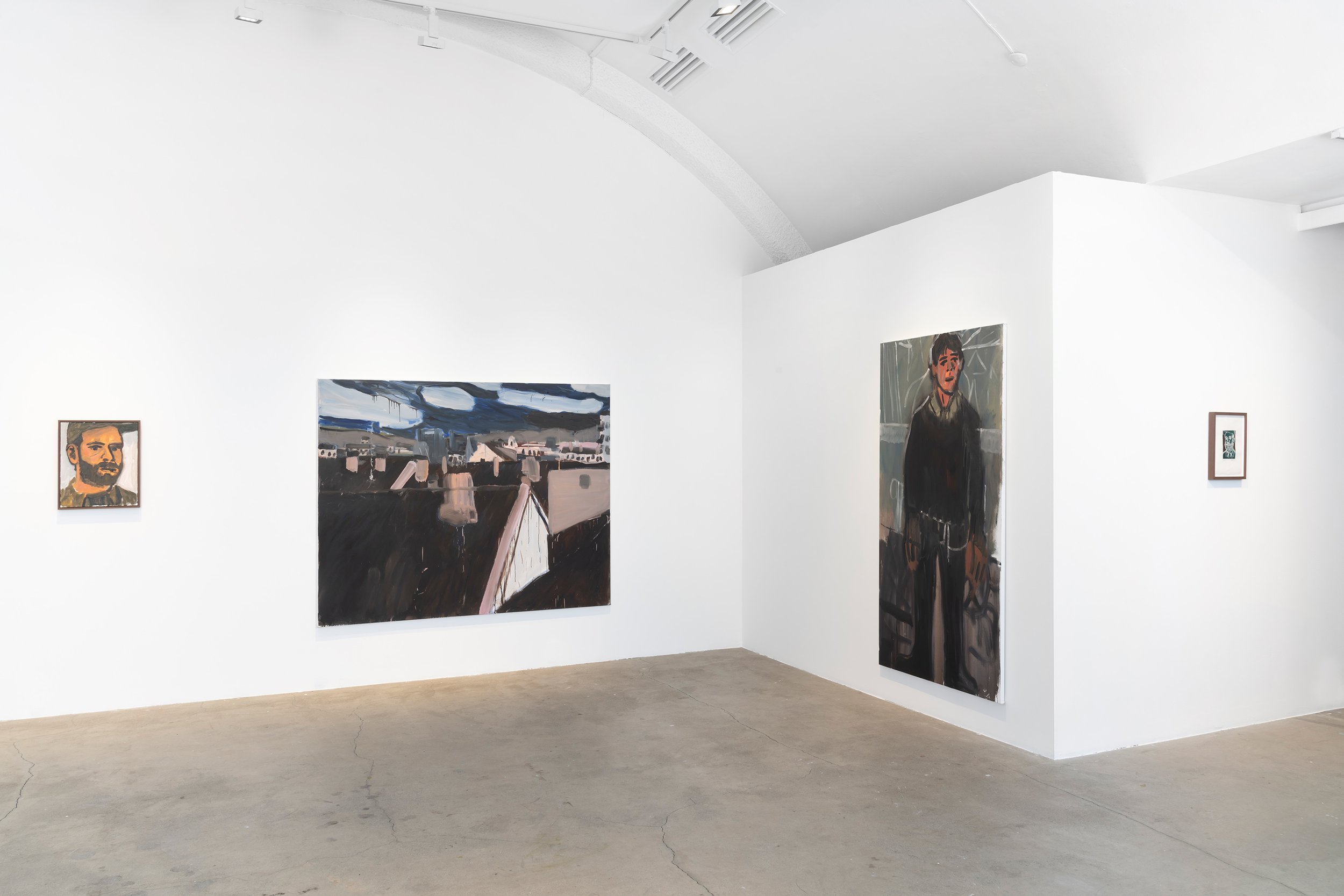 Installation view from "Christian Berg Gravningen" at Oplandia senter for samtidskunst. 2024