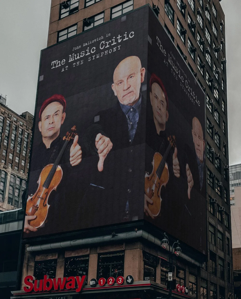 JOHN MALKOVICH IS "THE MUSIC CRITIC"  
Graphic Design, Webdesign, Production Management (worldwide)
