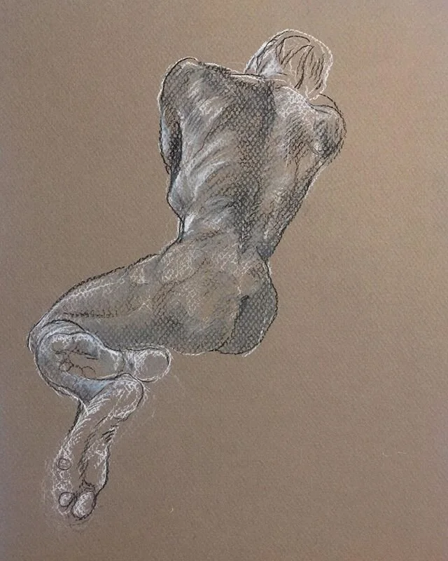 This original drawing and more for sale in my #etsy shop. &ldquo;His body&rdquo;, pastel and chalk on Canson paper. #art #drawing #original #nycart #artforsale #figurativeart #pastels #etsyshop #original #kunst #body #anatomy #norwegian #norway #tegn