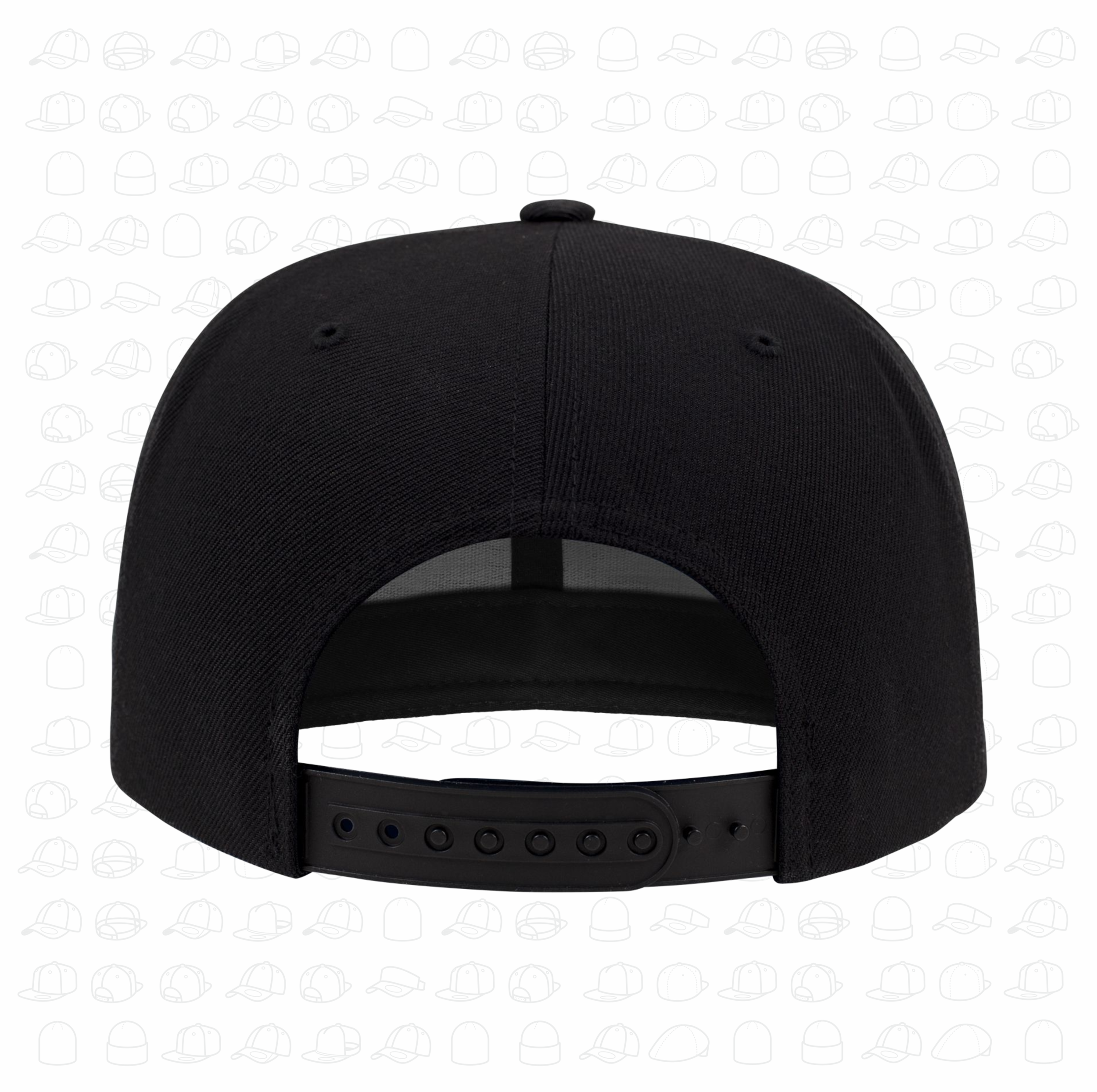 Yupoong Flexfit Metallic Visor Snapback by London Snapbacks.png