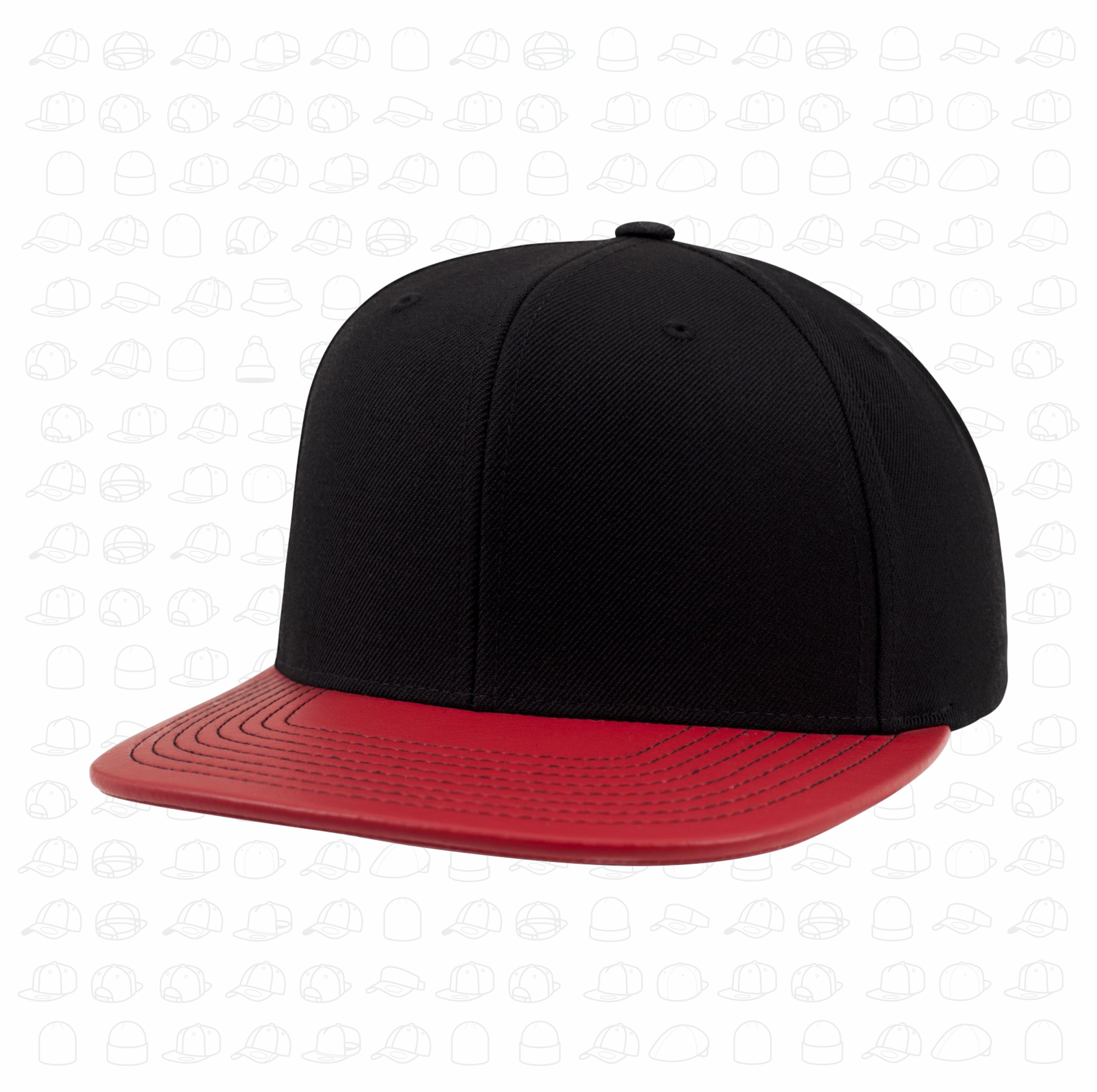 Yupoong Flexfit Metallic Visor Snapback by London Snapbacks.png