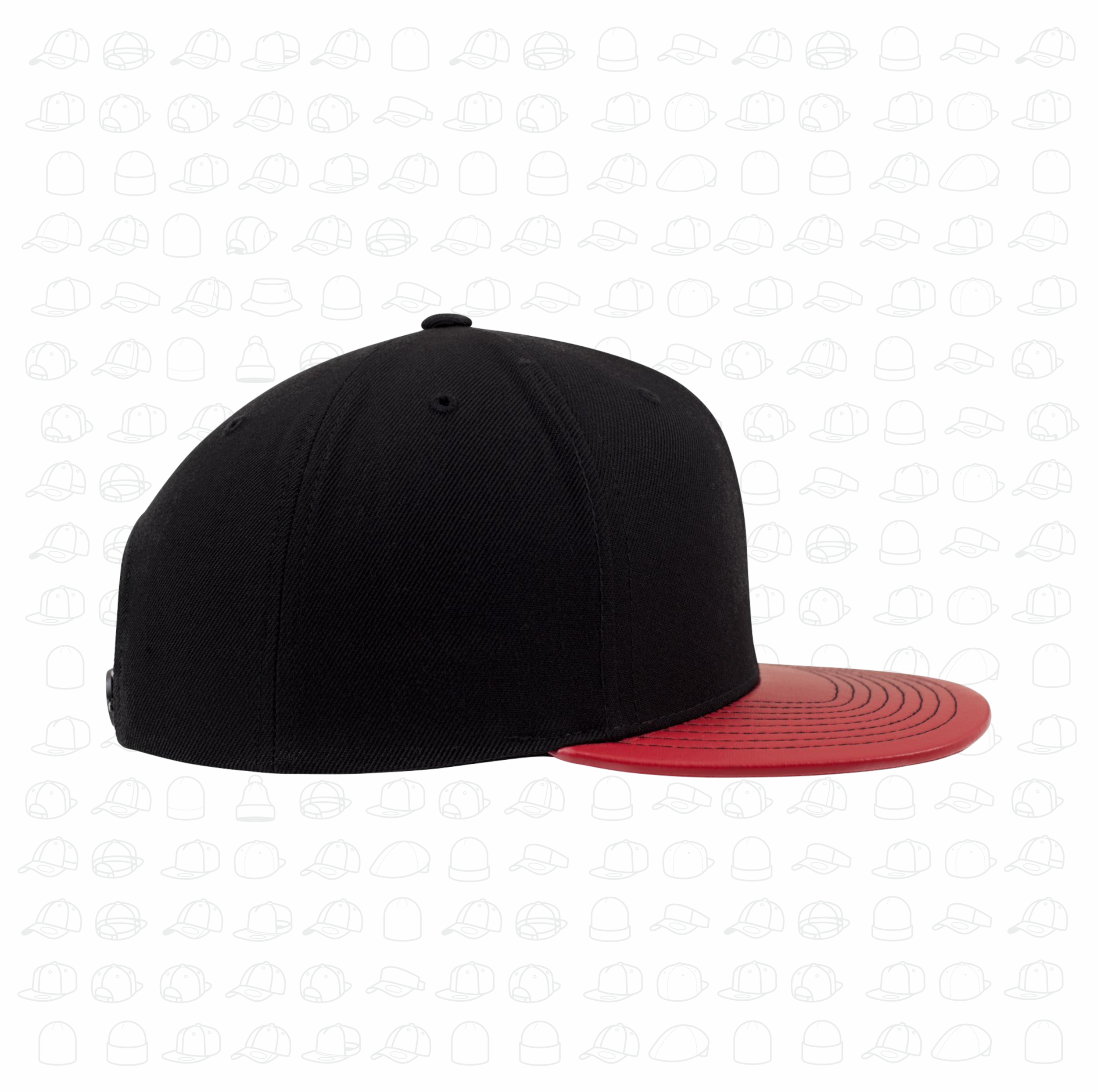Yupoong Flexfit Metallic Visor Snapback by London Snapbacks.png