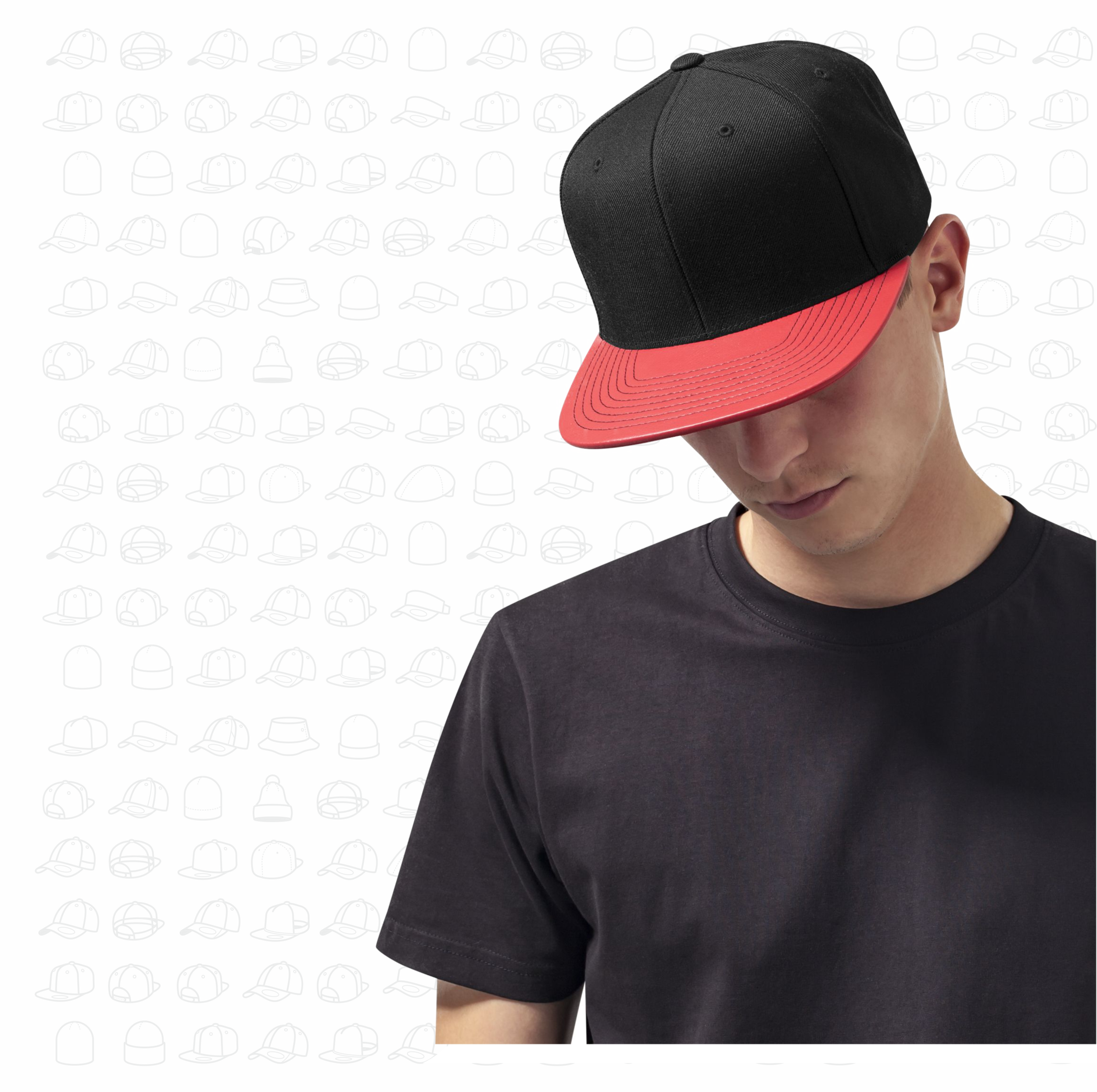 Yupoong Flexfit Metallic Visor Snapback by London Snapbacks.png