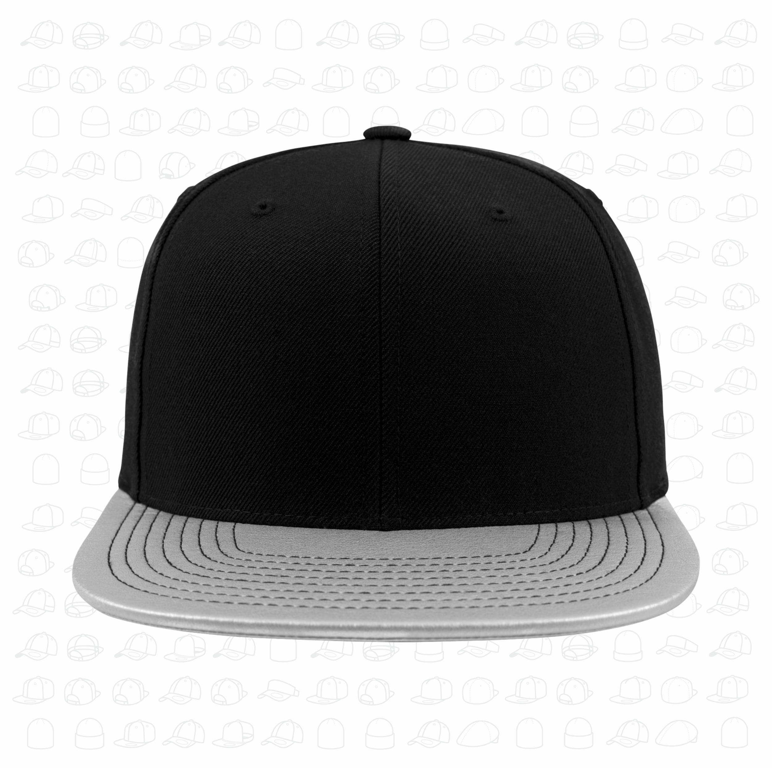 Yupoong Flexfit Metallic Visor Snapback by London Snapbacks.png