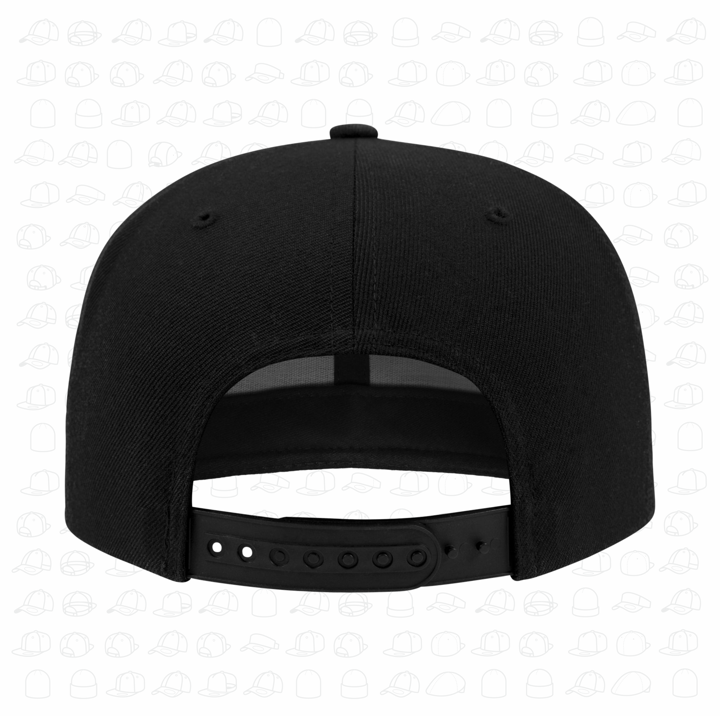 Yupoong Flexfit Metallic Visor Snapback by London Snapbacks.png