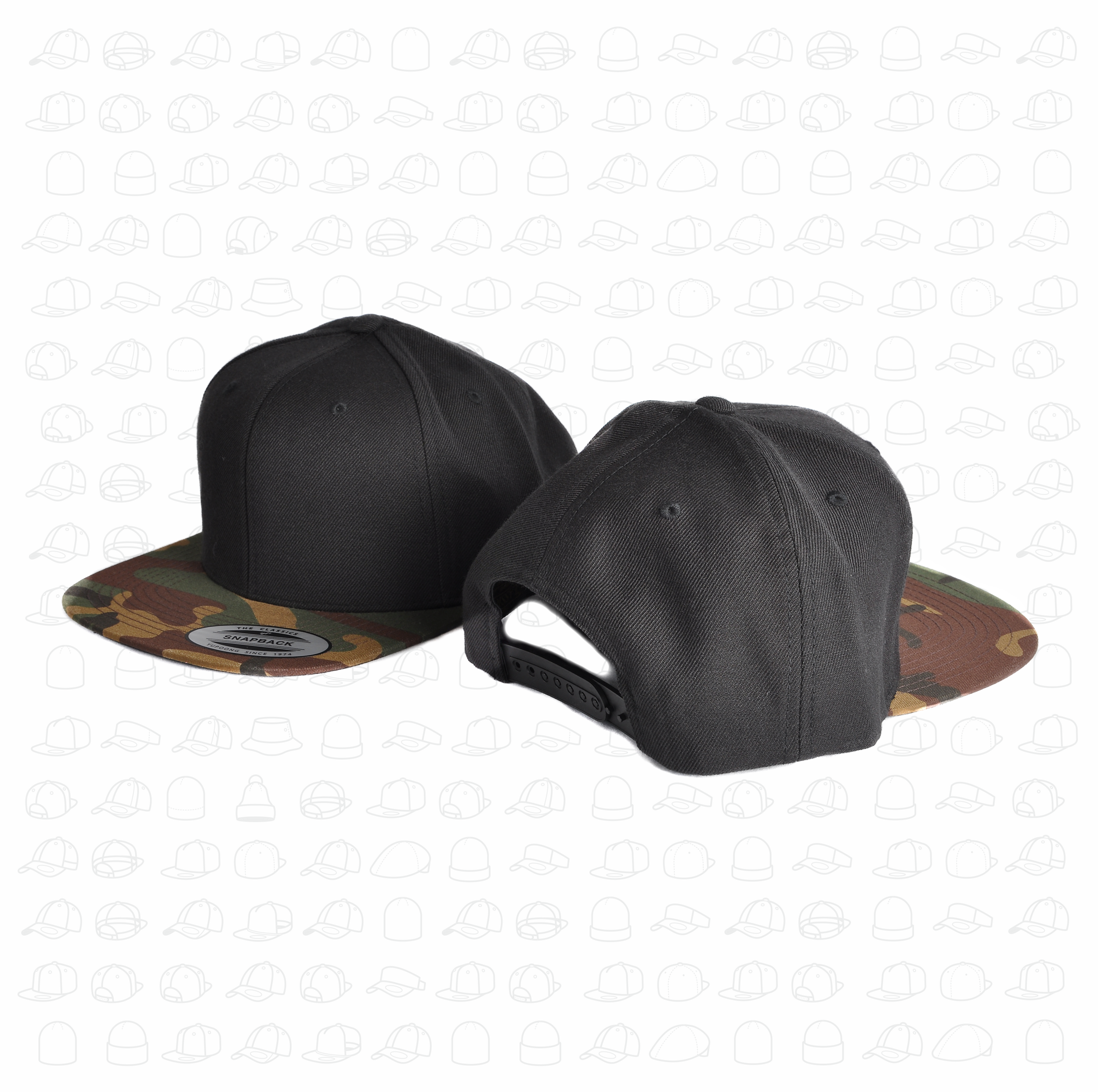 Yupoong Flexfit 6089TC Classic Camo Visor by London Snapbacks.png