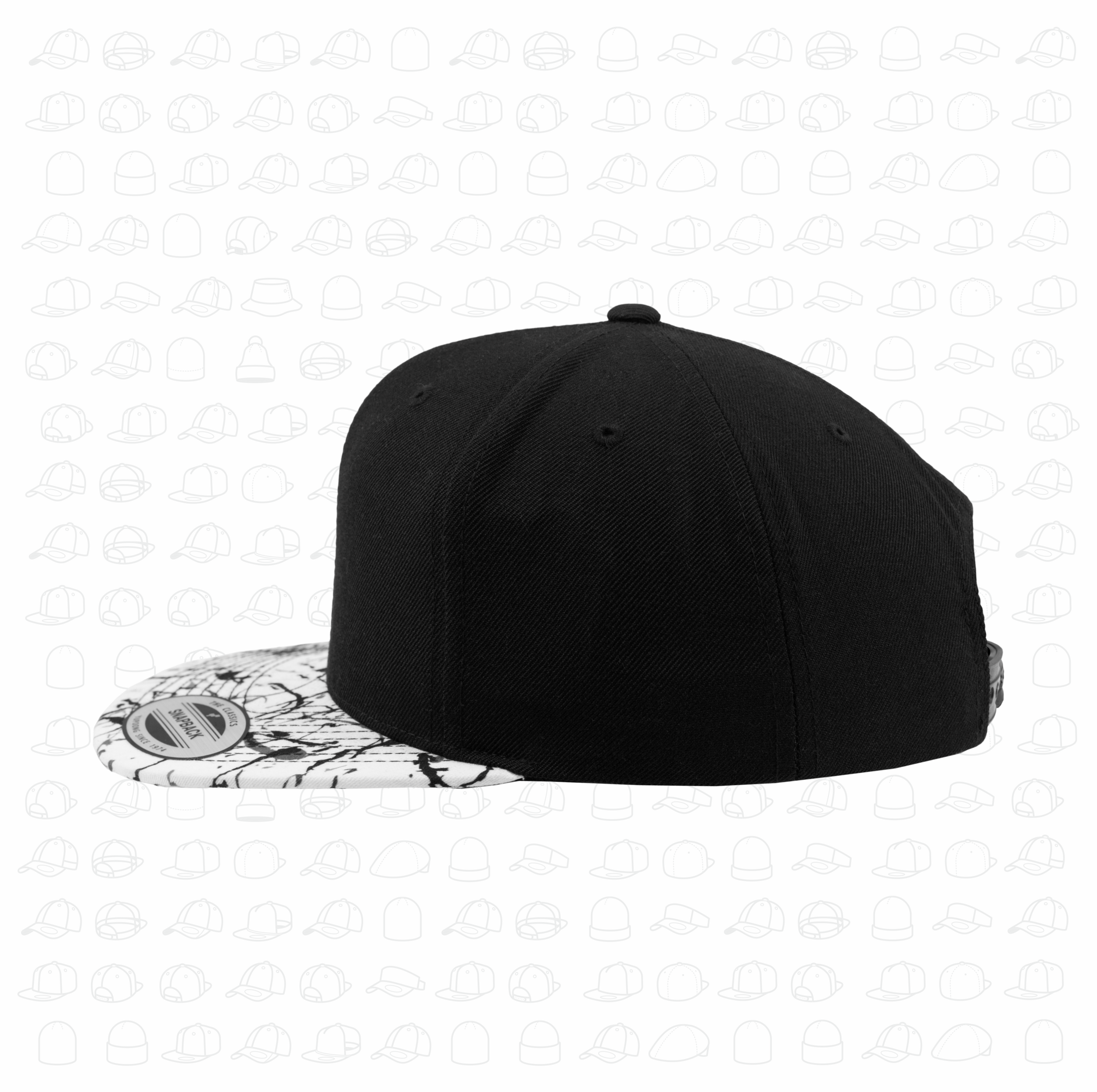 Yupoong Flexfit Painted Visor Snapback by London Snapbacks.png